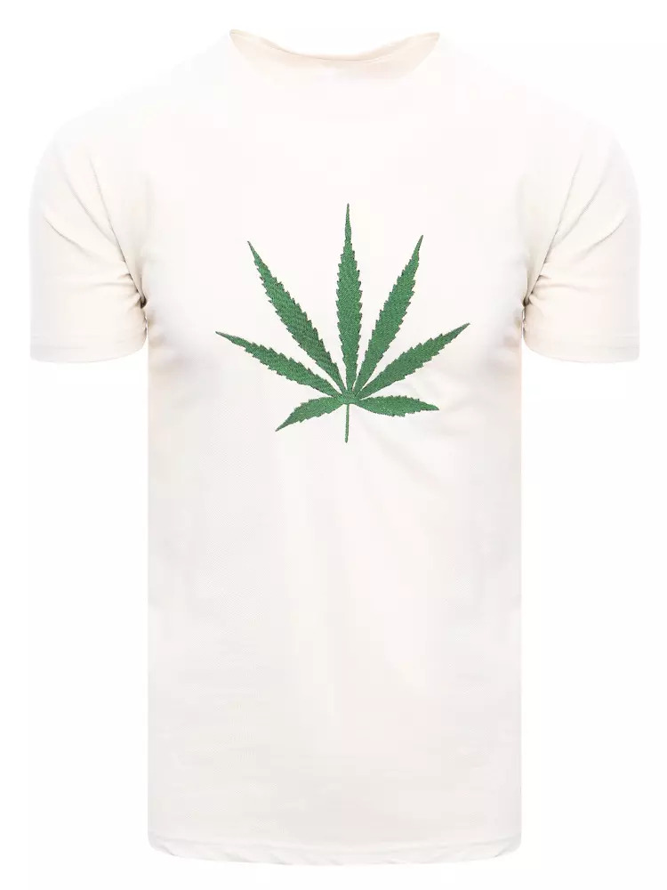 T-shirt Męski Ecru Dstreet