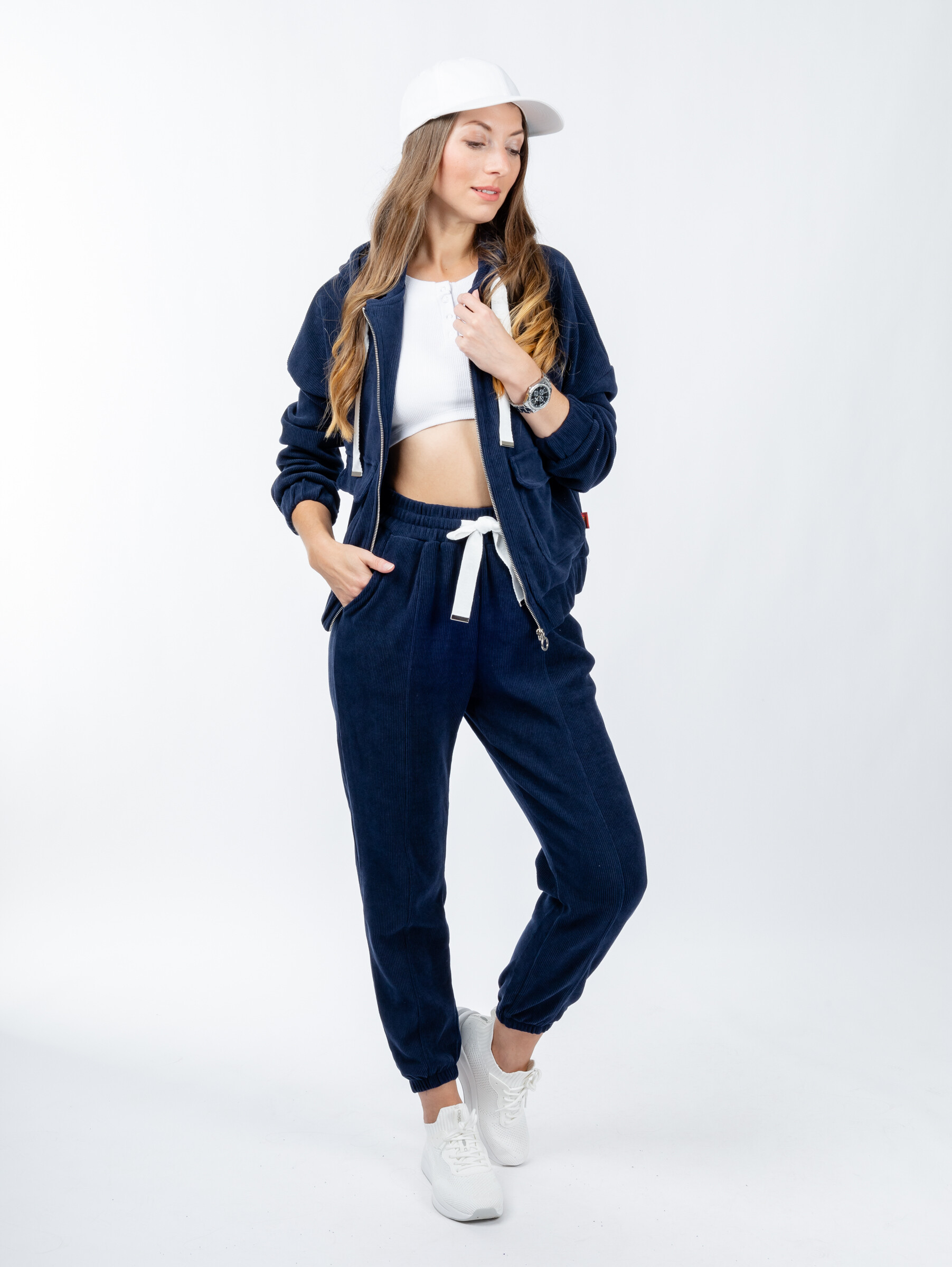 Women&#039;s tracksuit GLANO - dark blue