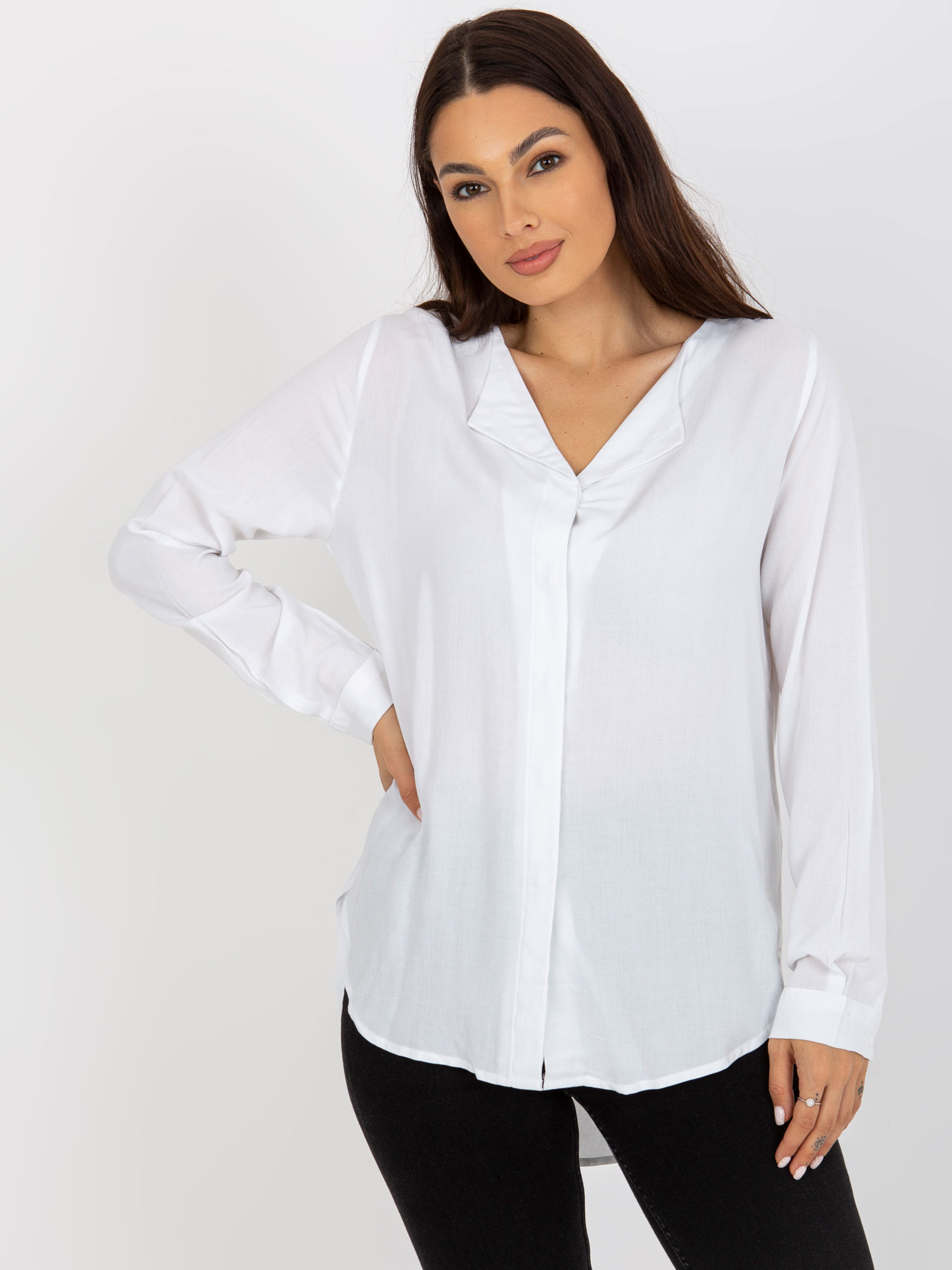 Blouse-D73761M10997C-white