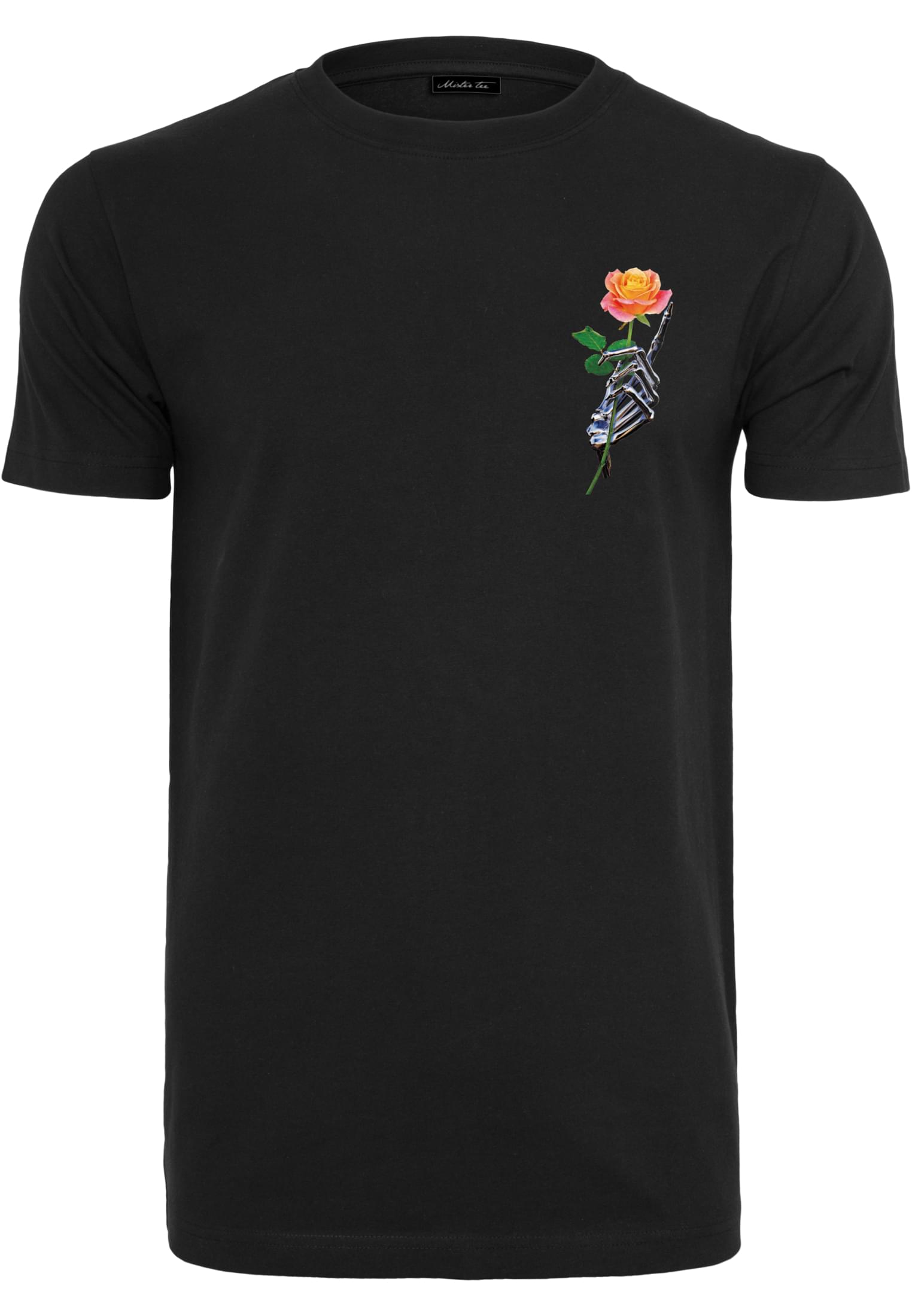 Levně Ruční tričko s chromovou kostrou černé