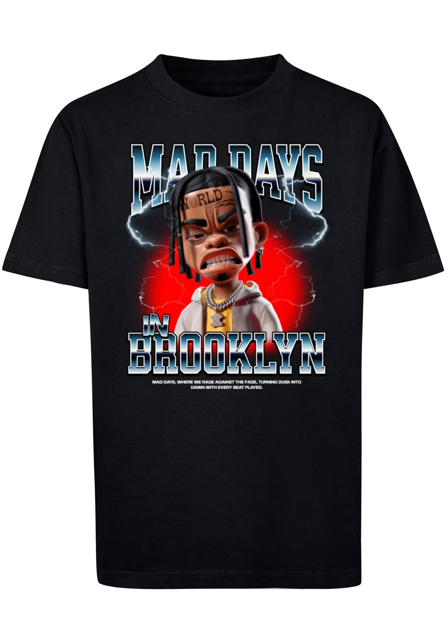 Childrens T-shirt Mad Days In Brooklyn black