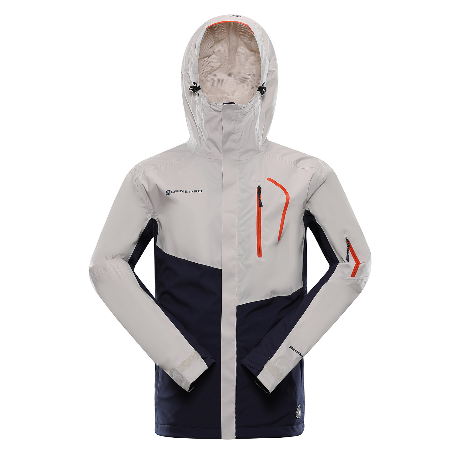 Men's Jacket With Membrane PTX ALPINE PRO IMPEC Moonbeam