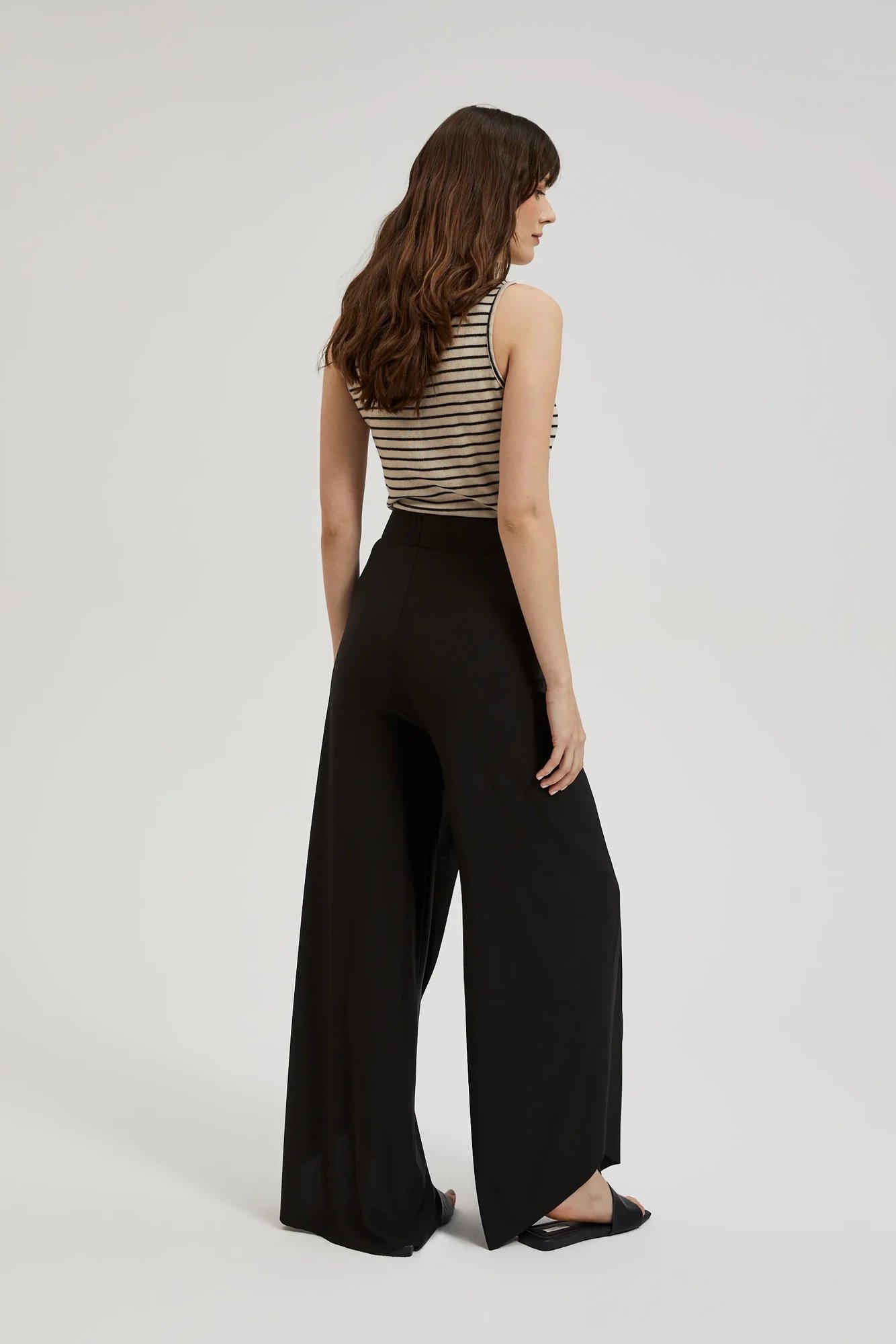 Women's summer trousers MOODO - black