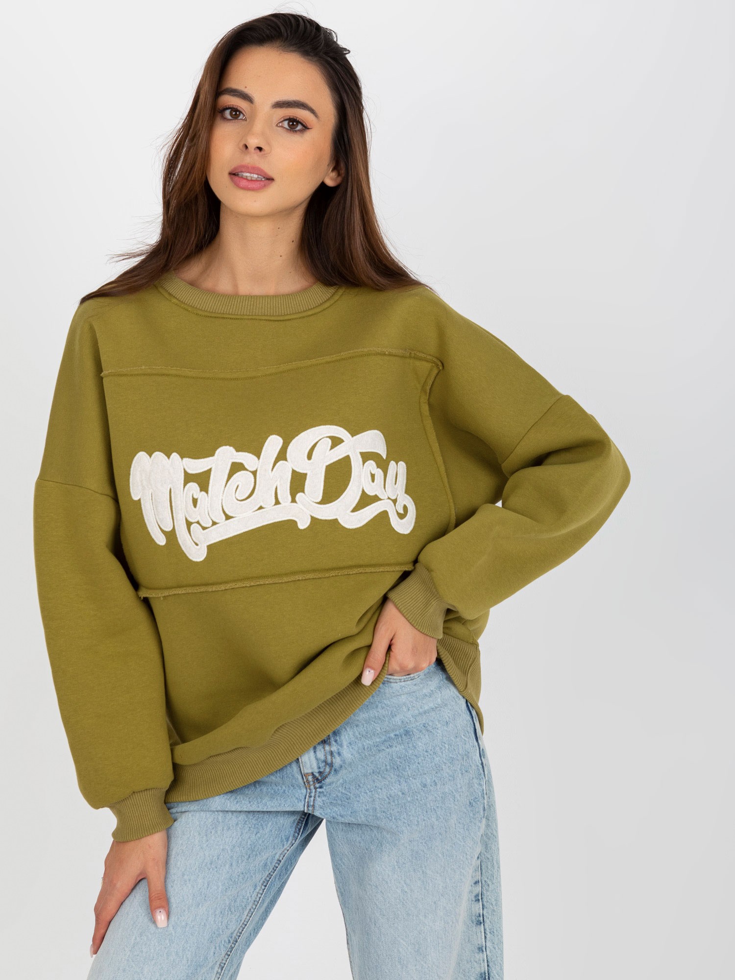 Oversized Olive Sweatshirt