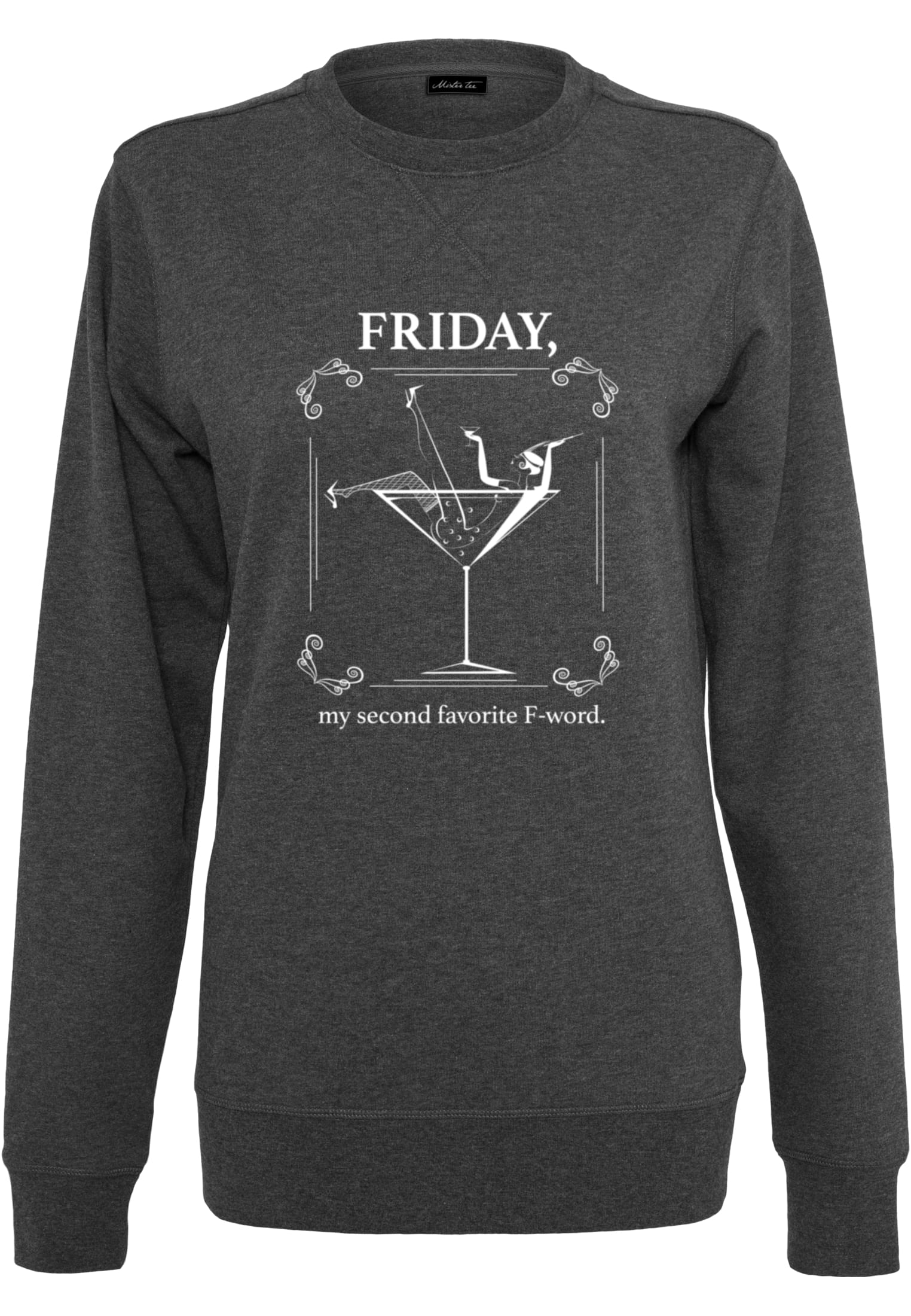Women's Charcoal F-Word Crewneck