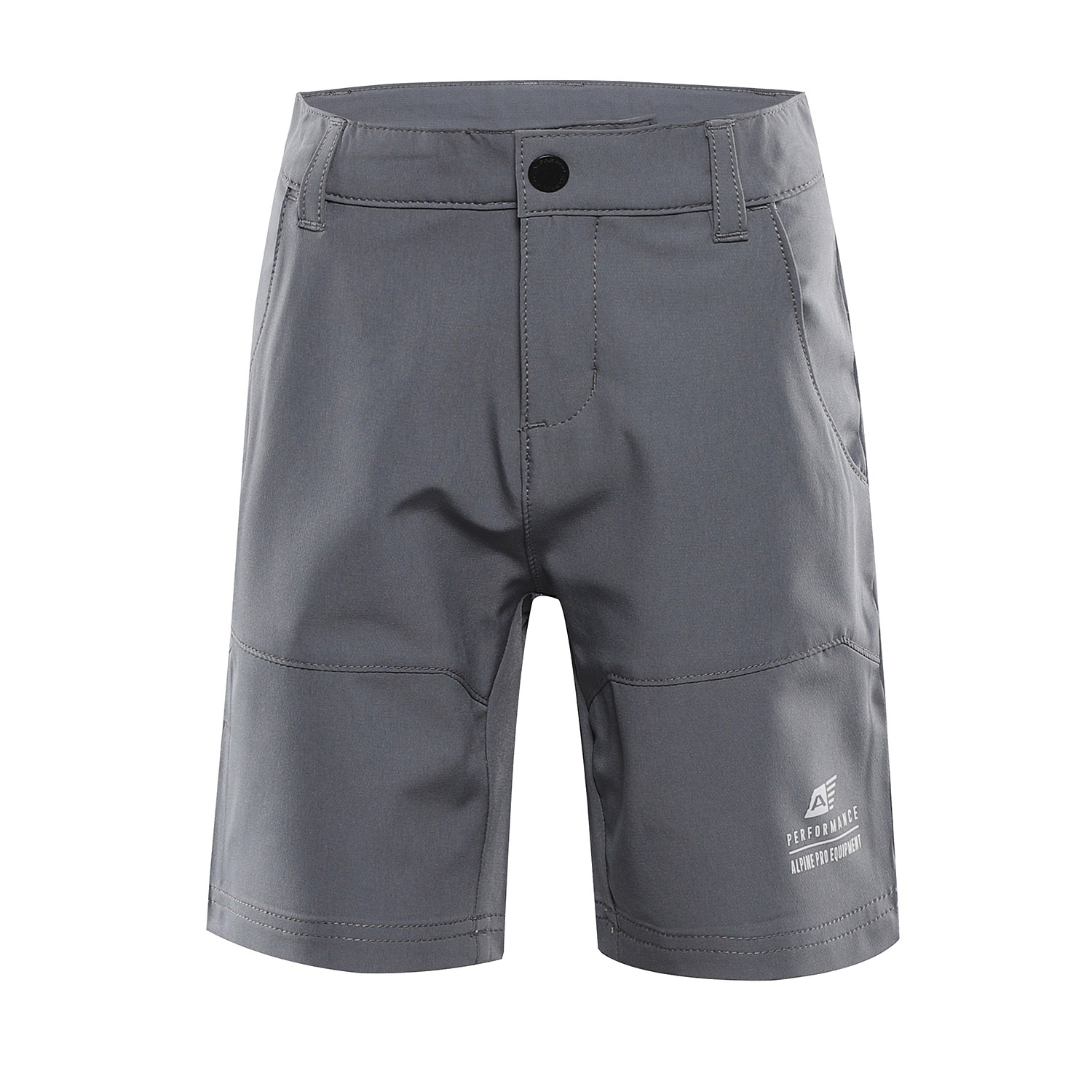 Children's Softshell Shorts ALPINE PRO BAKO Smoked Pearl