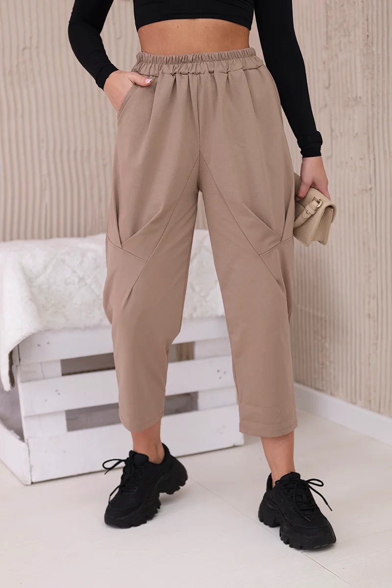 New punto pants with Camel pockets