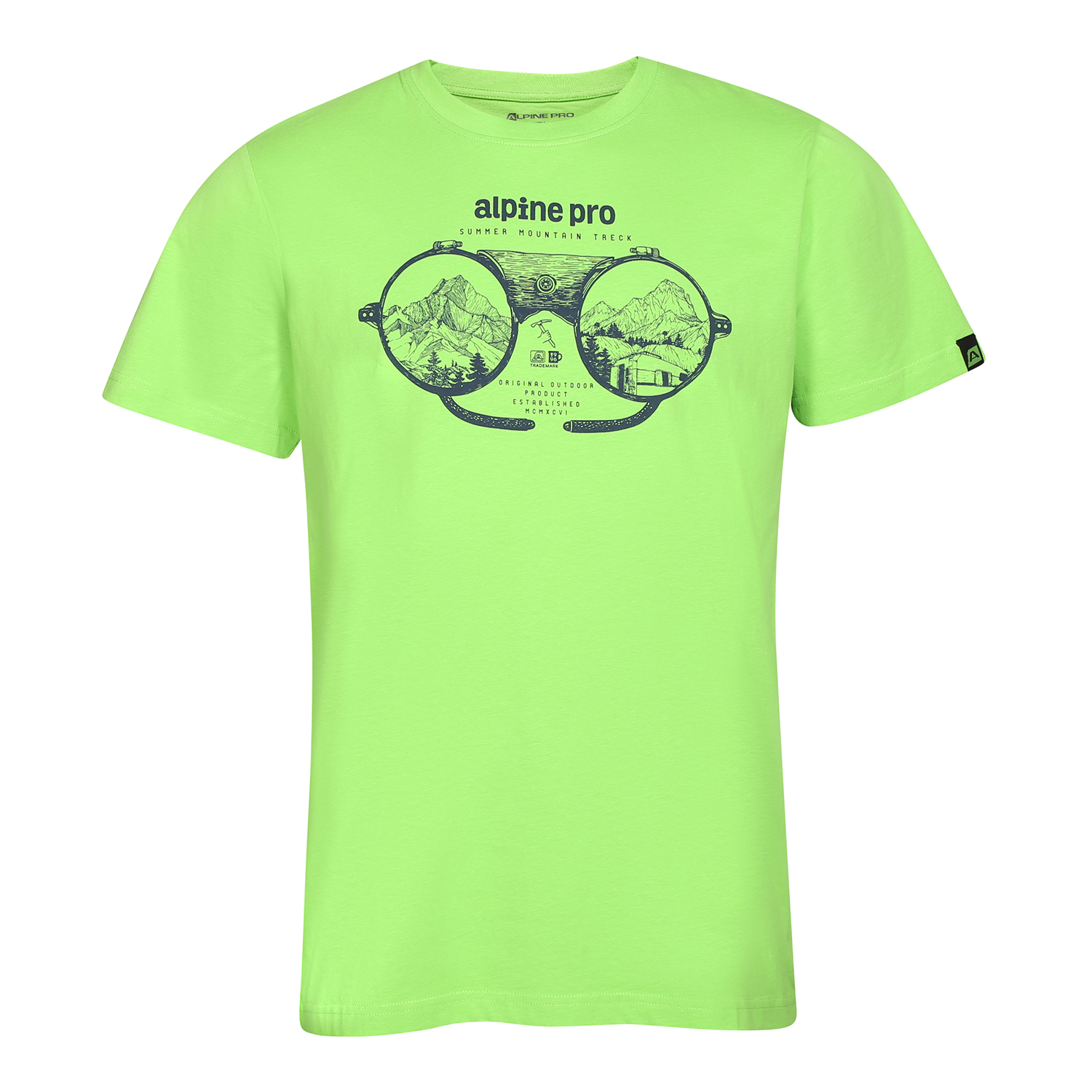 Men's T-shirt made of organic cotton ALPINE PRO TERMES jasmine variant pa
