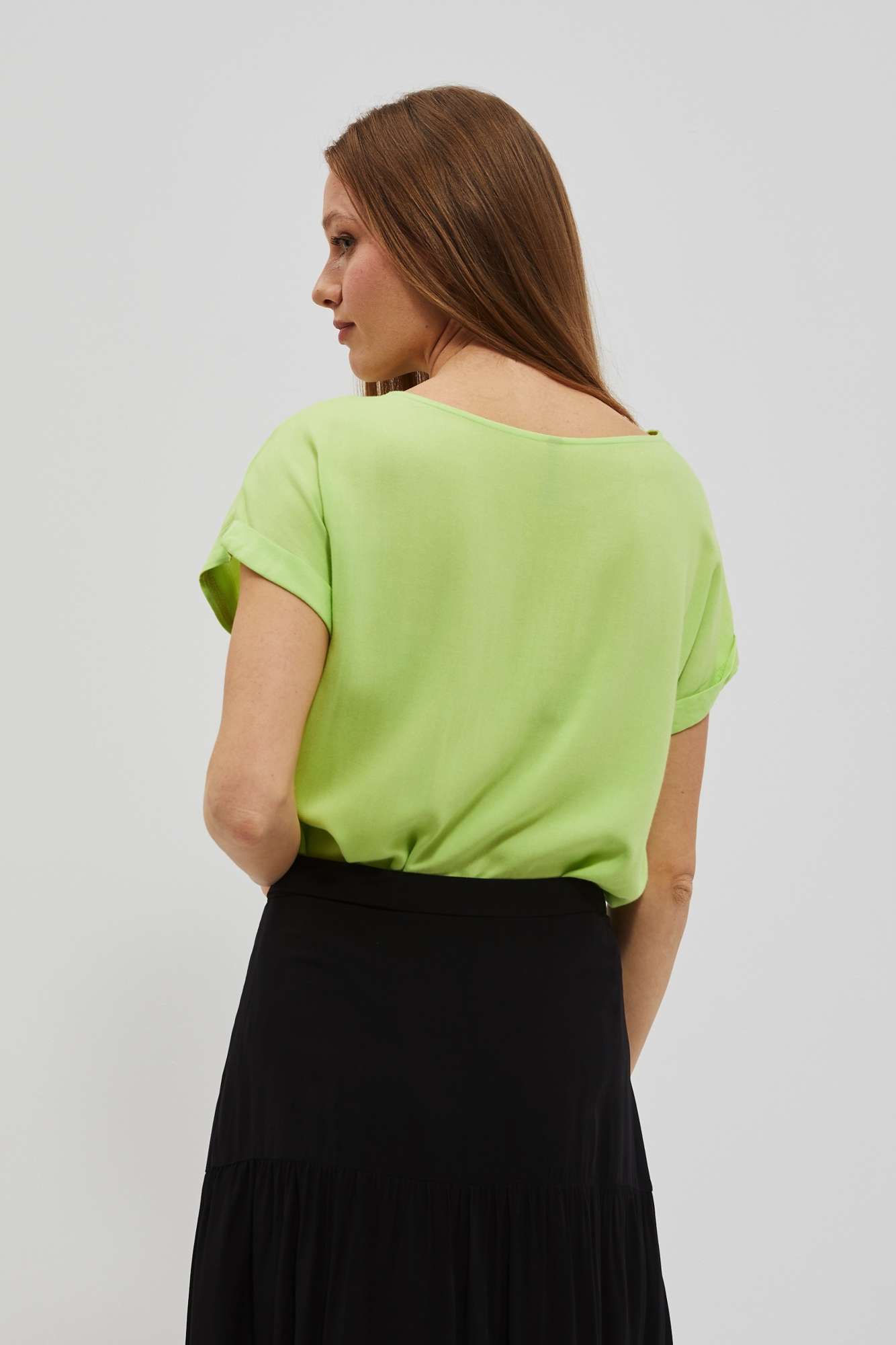 WOMEN'S SHIRT L-KO-4047 L.Green