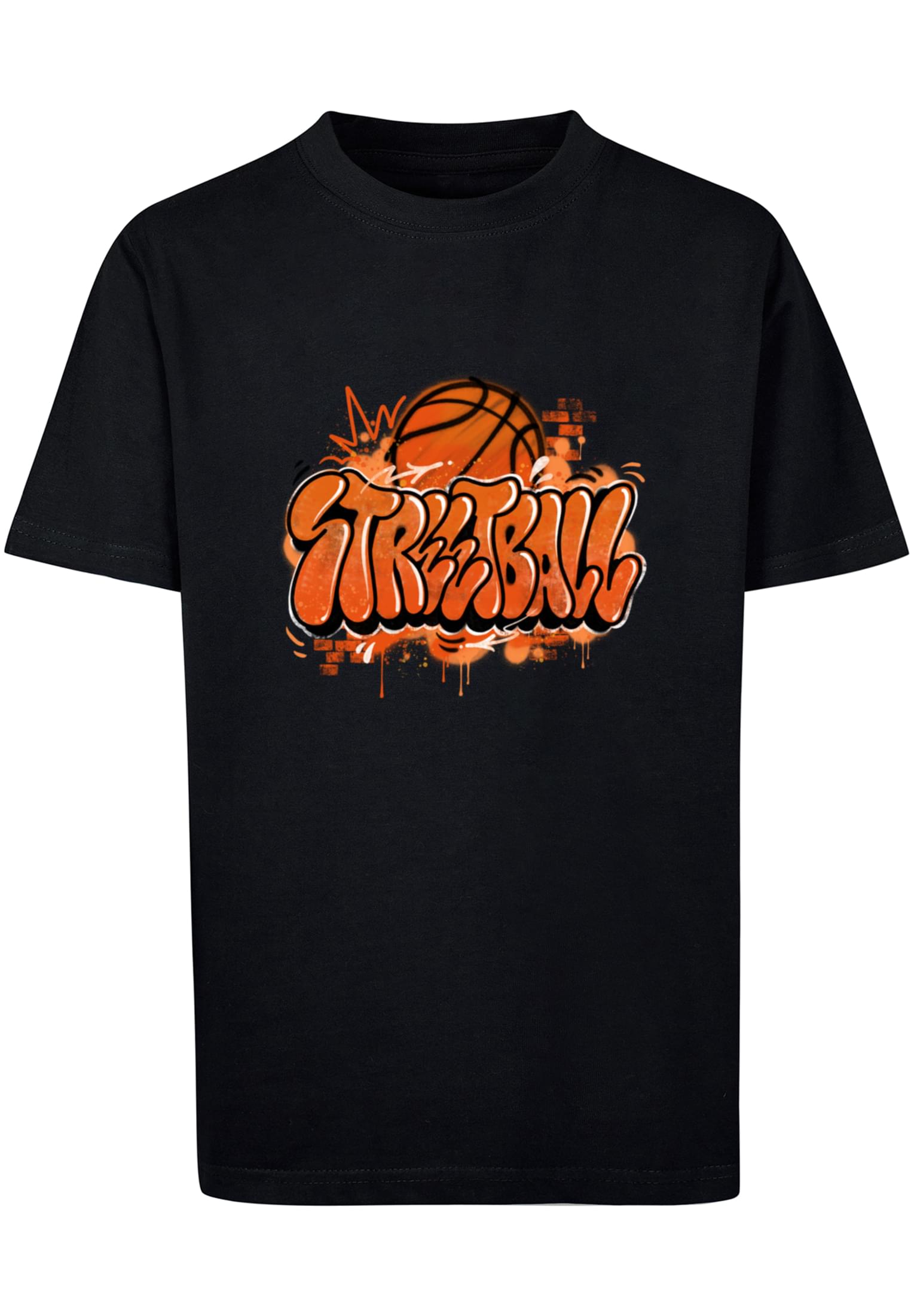 Children's Streetball T-shirt Black