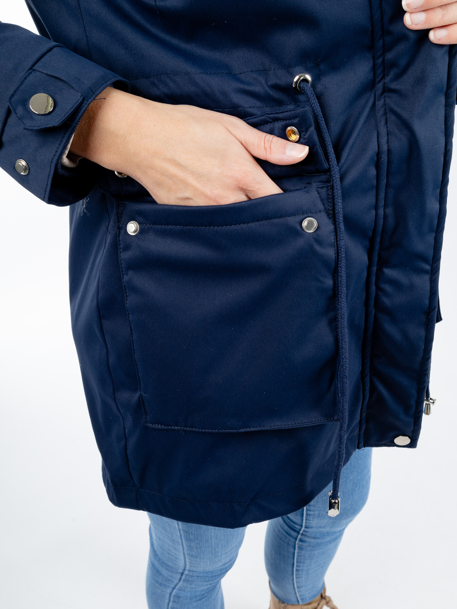 Women's parka GLANO - dark blue