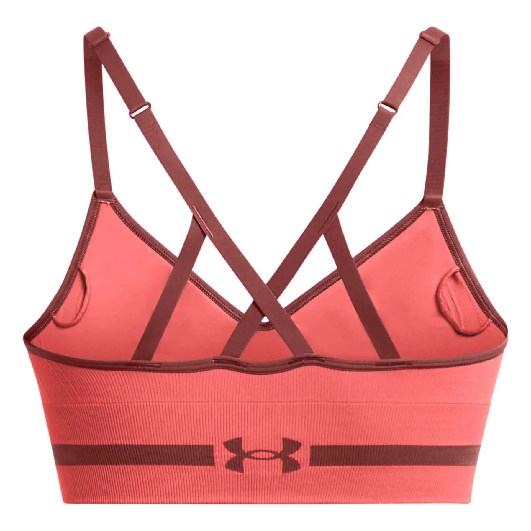 Under Armour UA Seamless Low Long Bra - pink