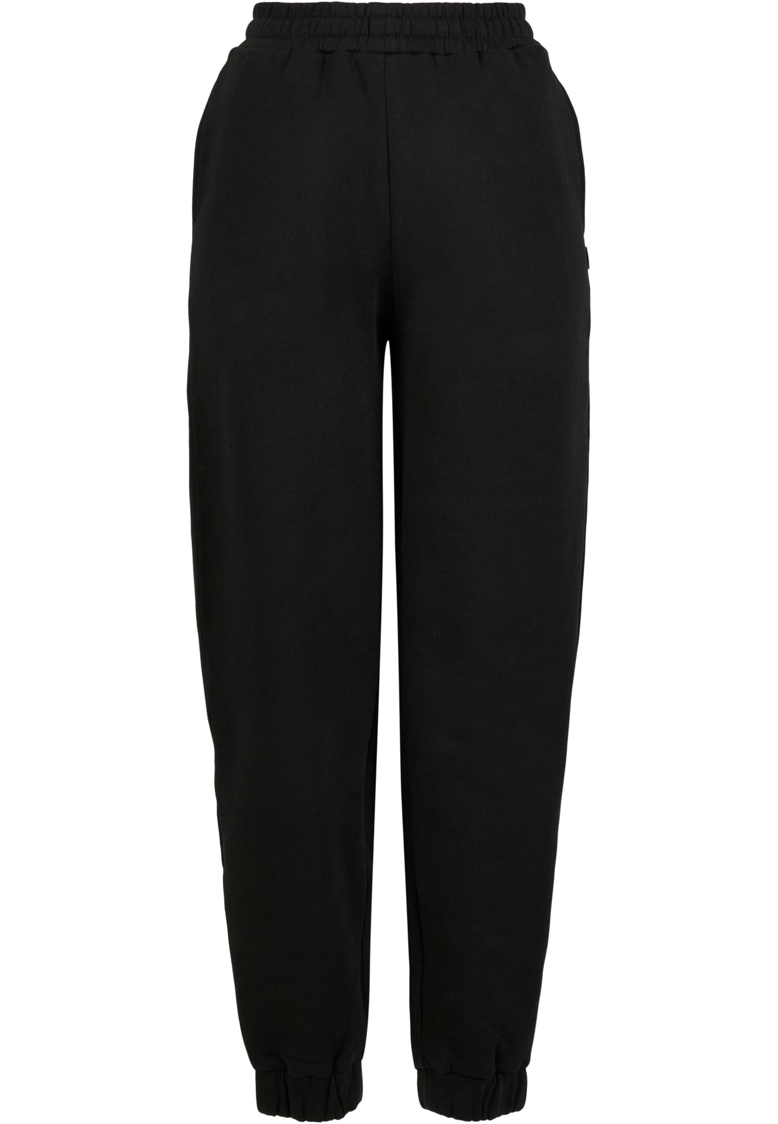 Women's Organic Balloon Sweatpants with High Waist - Black