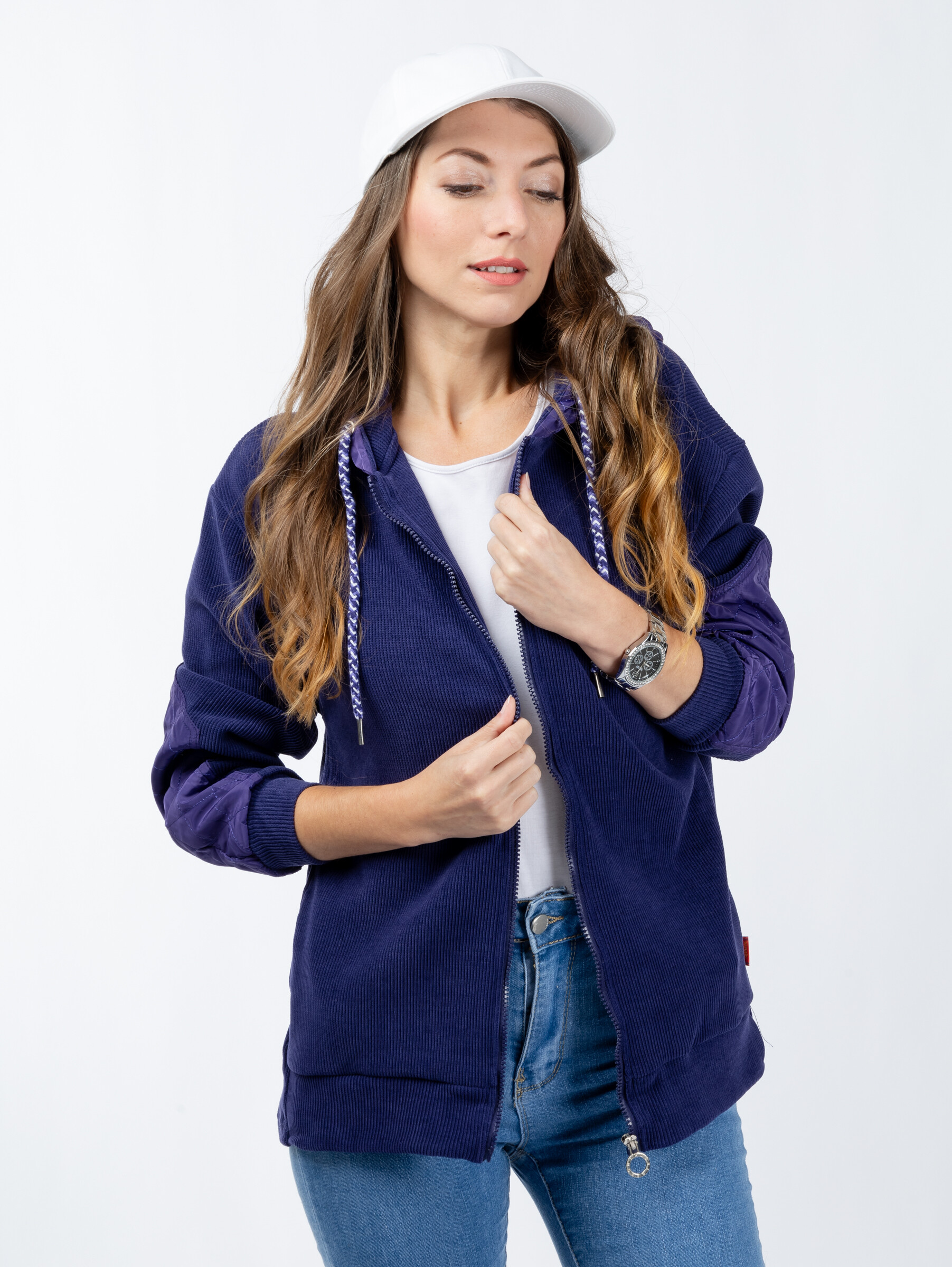 Women&#039;s sweatshirt GLANO - purple