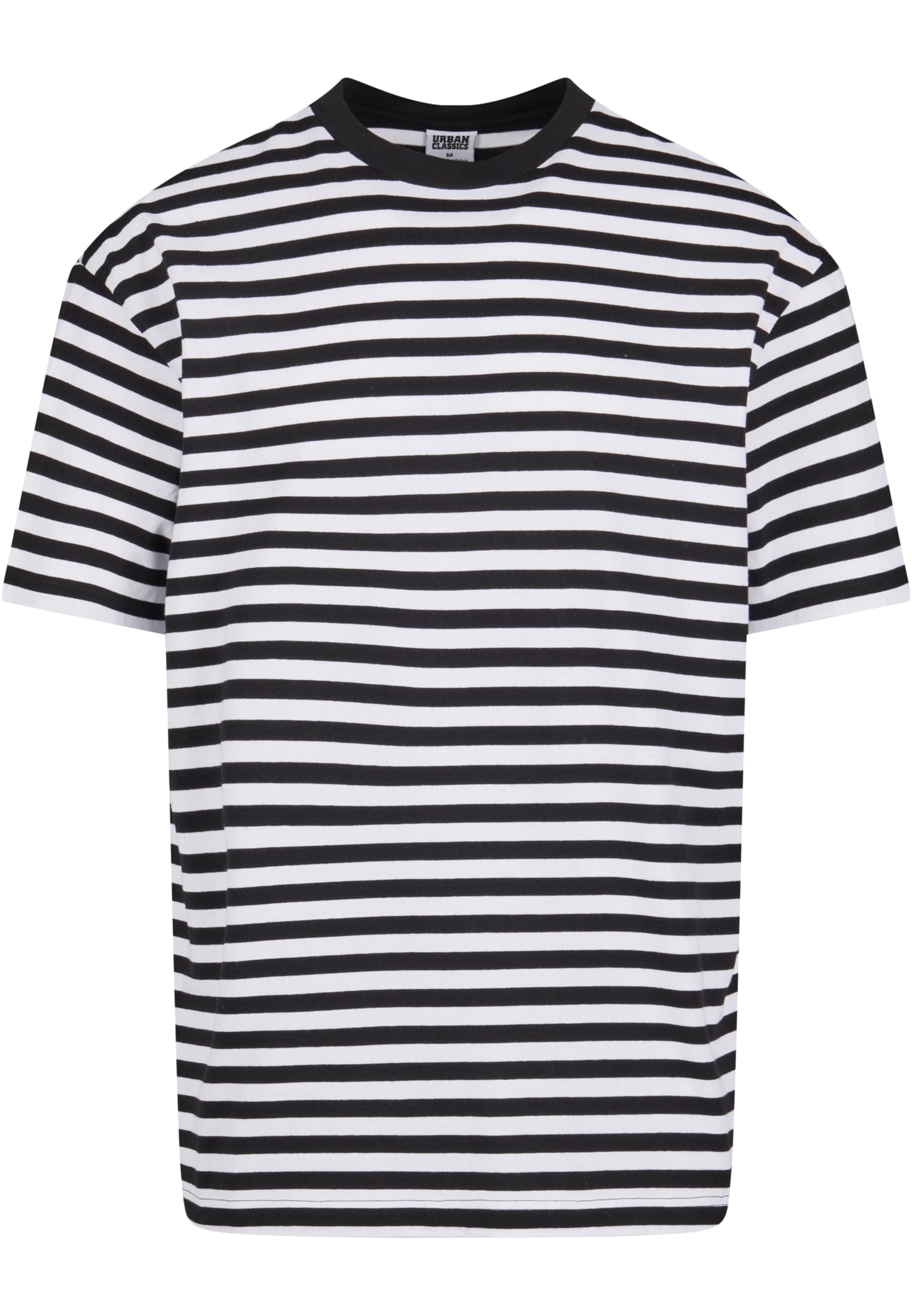 Men's T-shirt Regular Stripe white/black