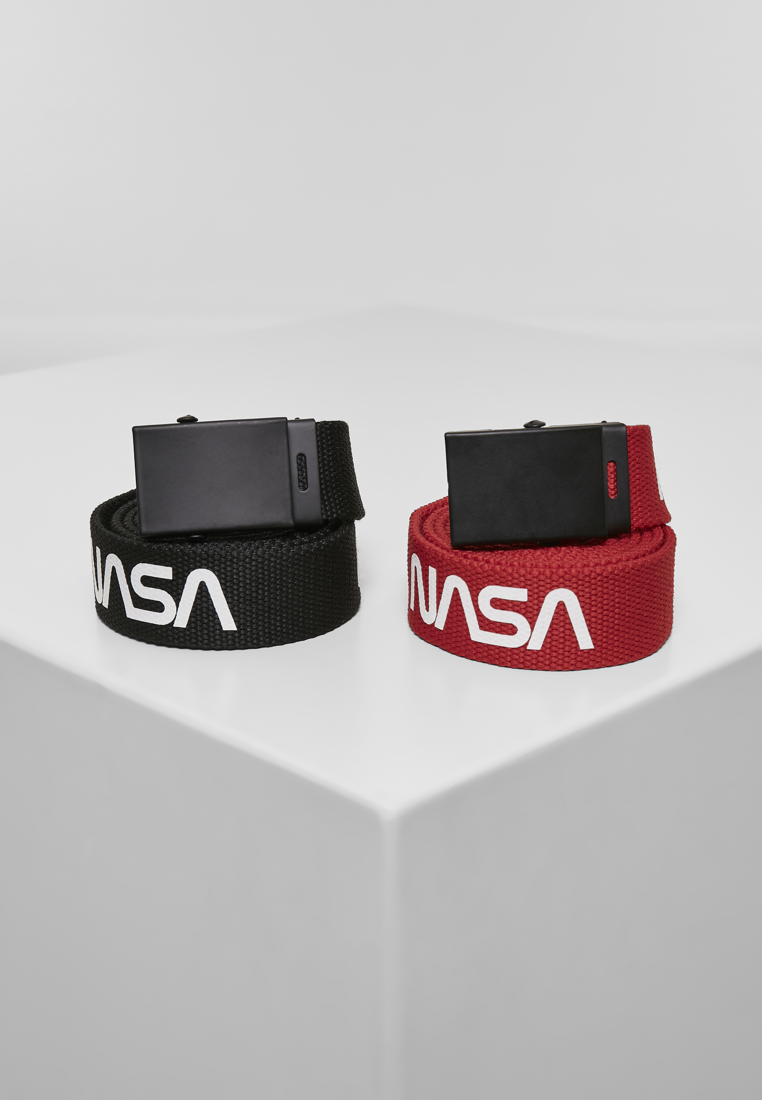 Levně NASA Belt 2-Pack extra dlouhý černo/červený