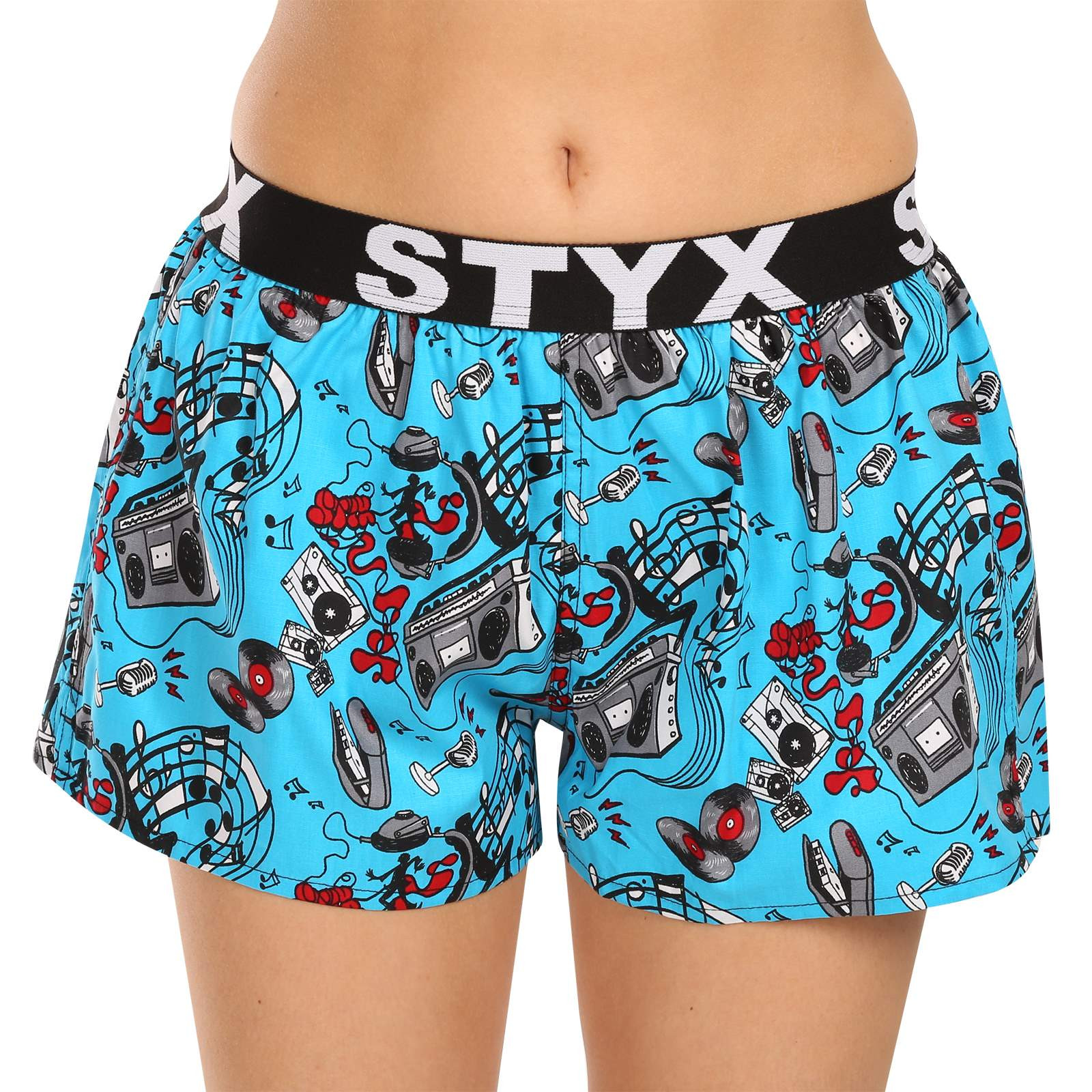 Women's Boxer Shorts Styx Art Sports Rubber Music