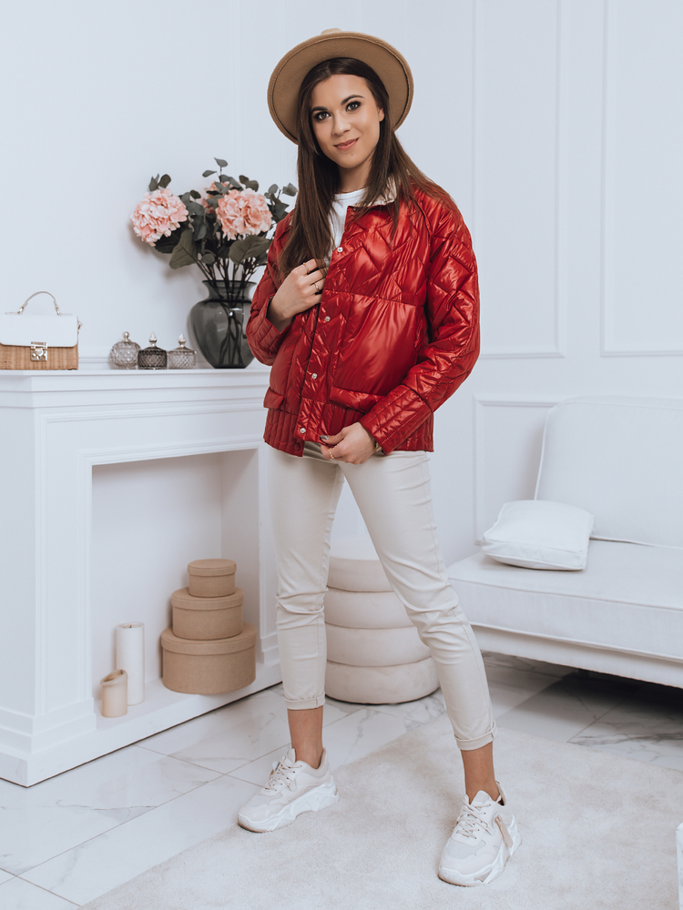 Kurtka damska ELBRA czerwona Dstreet