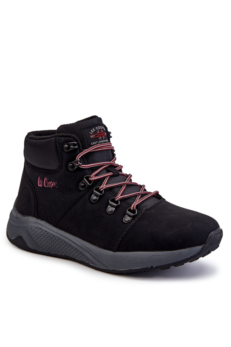 Men Warm Trekking Shoes Lee Cooper LCJ-22-31-1451 Black