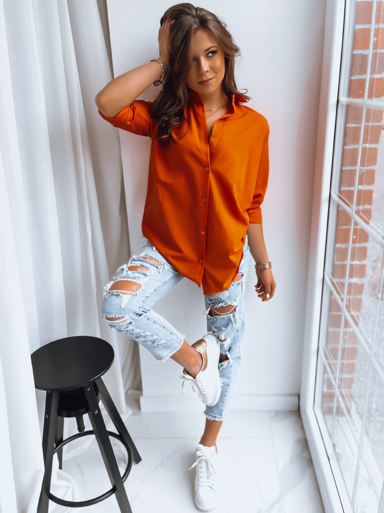 Women's shirt MIRIAM orange Dstreet