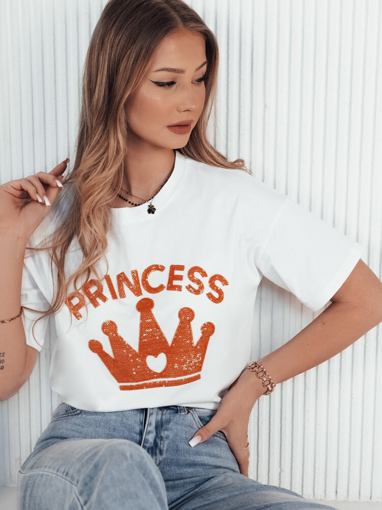 T-shirt Damski PRINCY Biały Dstreet