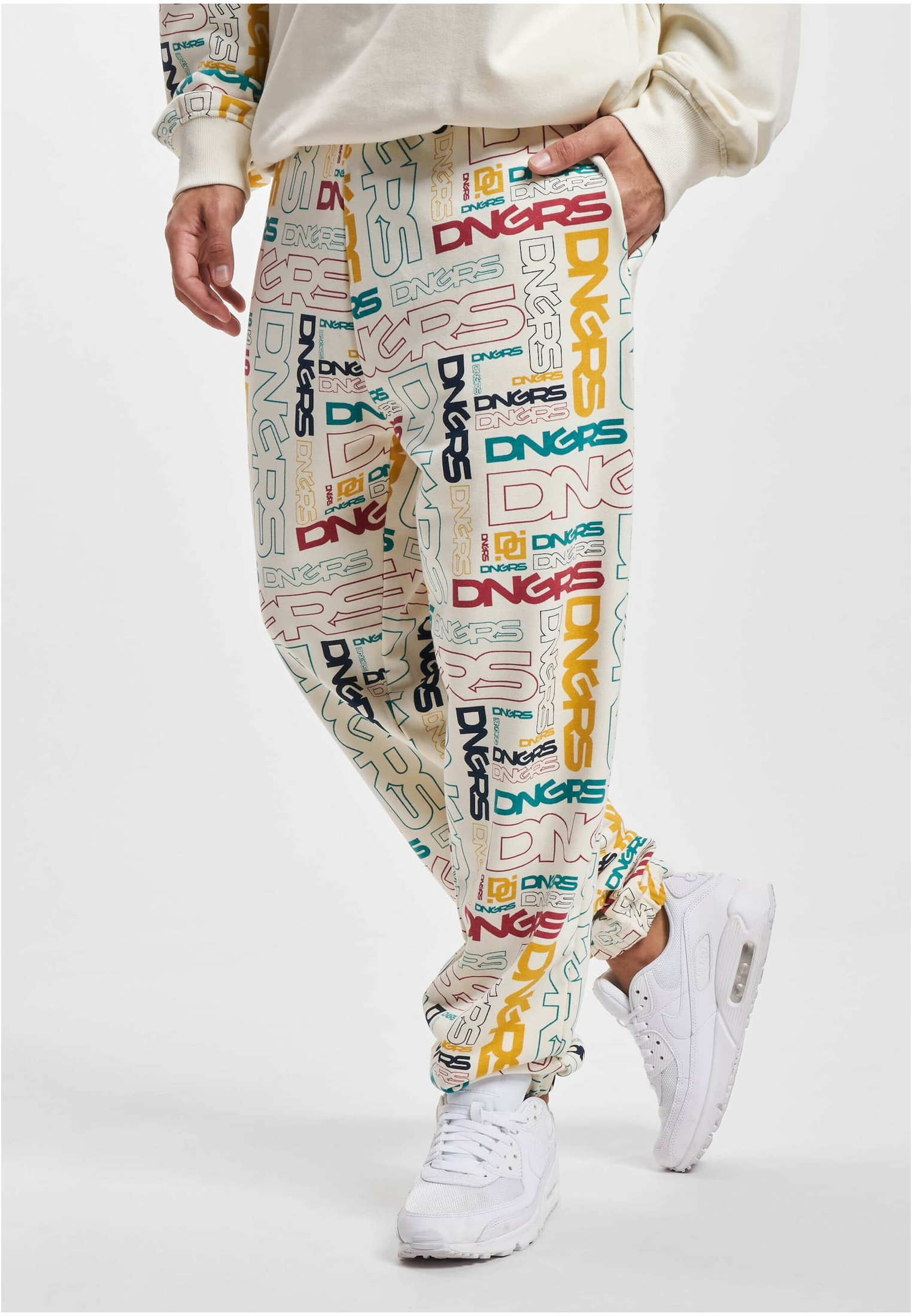 Dangerous DNGRS Sweatpants Maze White