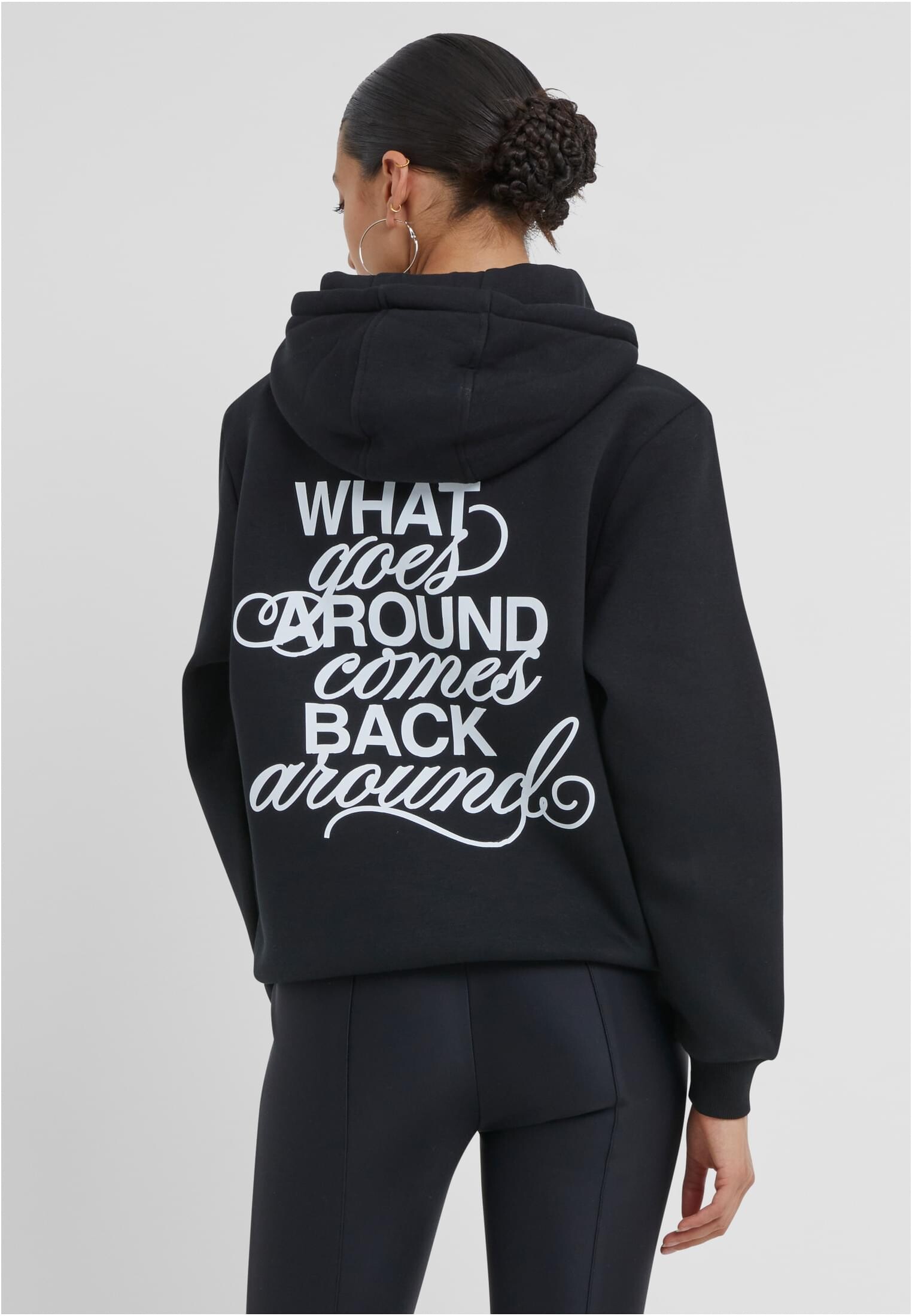 Women's hoodie Back Around black