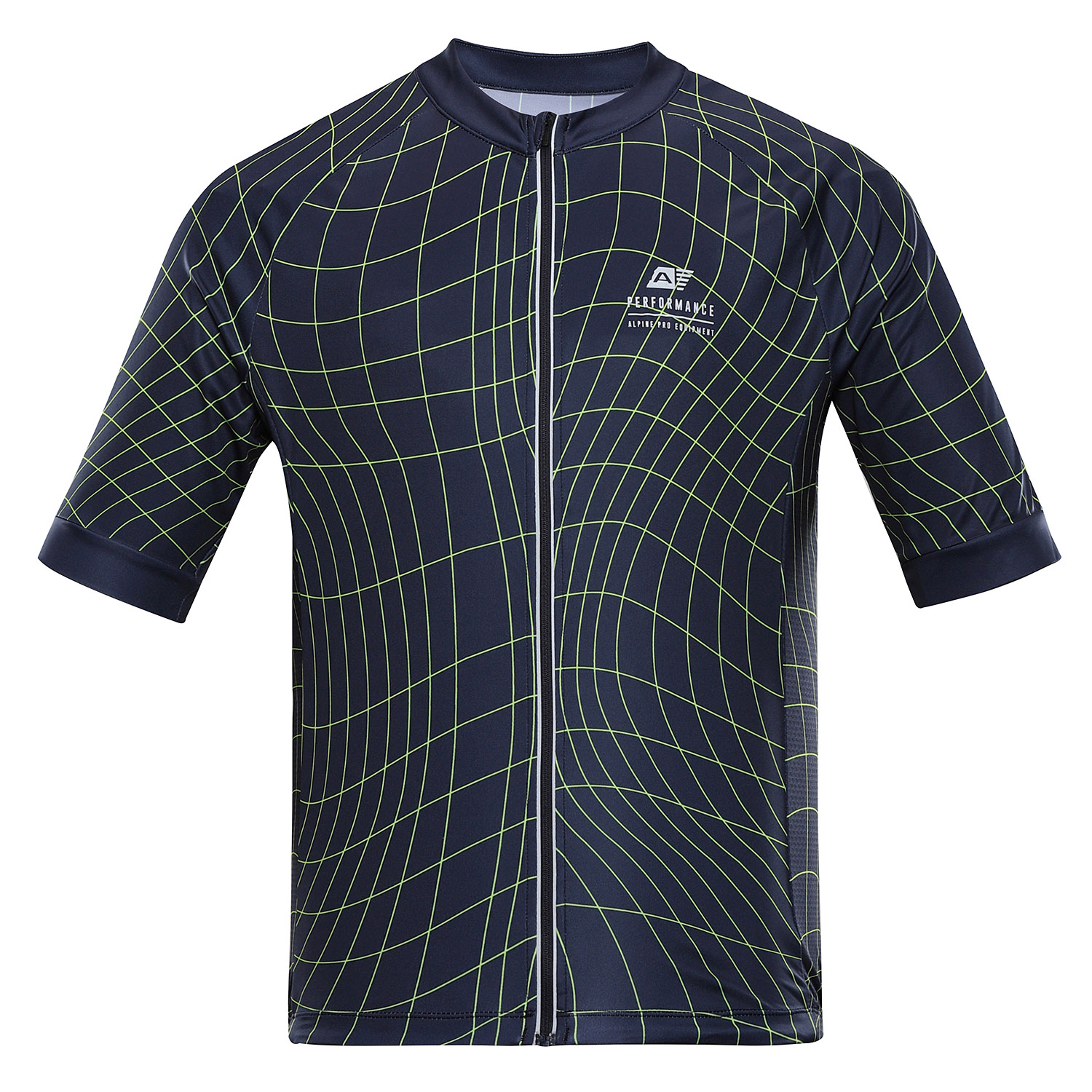 Men's Cycling Jersey ALPINE PRO SAGEN Mood Indigo Variant Pa