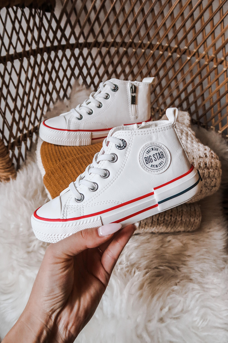 Kids High Sneakers Big Star - White