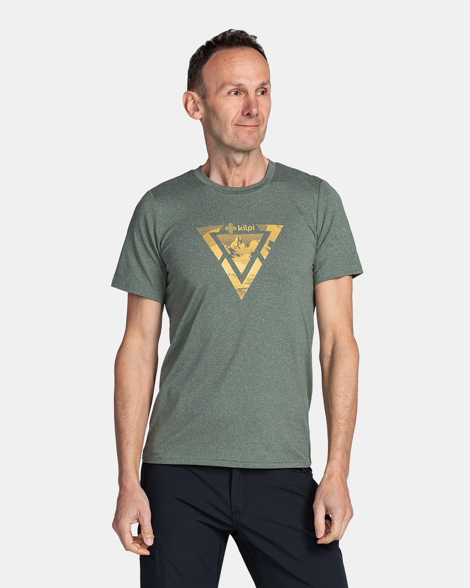 Levně Pánské tričko Kilpi LISMAIN-M Tmavě zelená