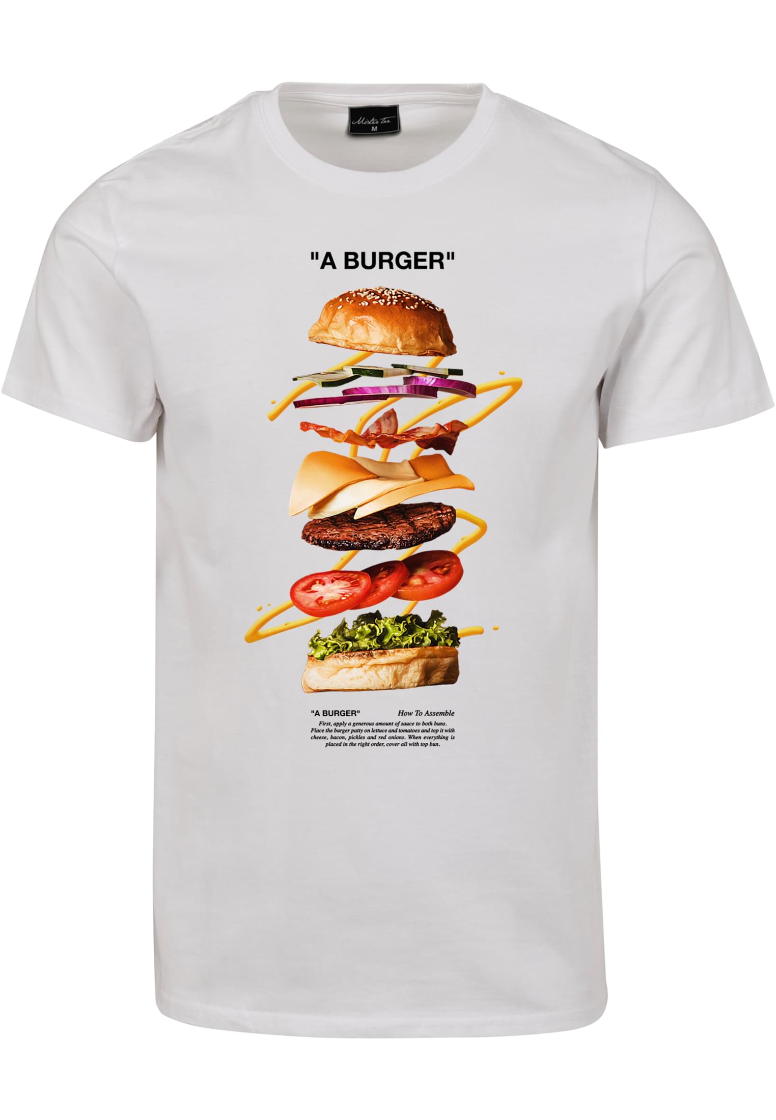 Burger Tee White