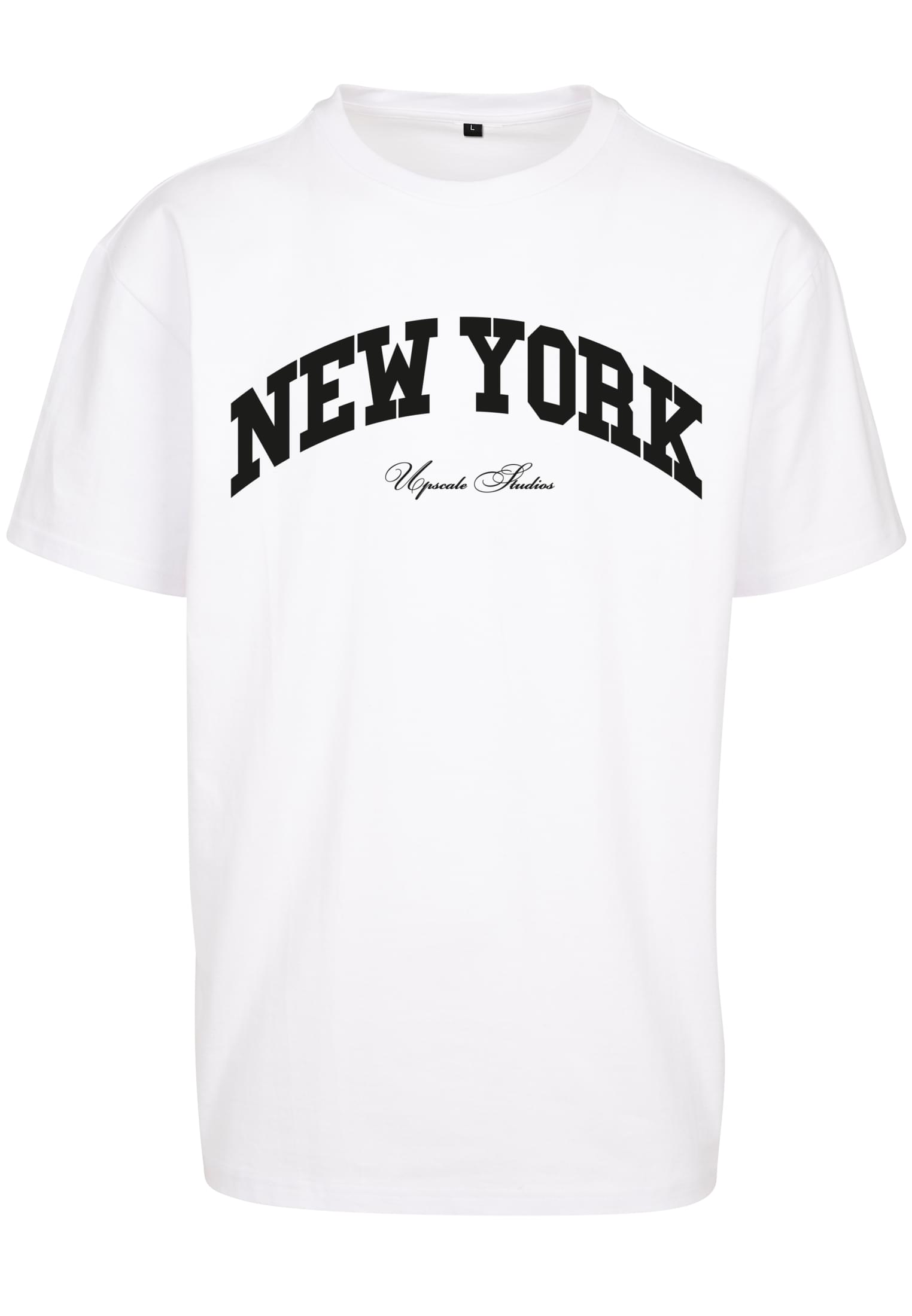 New York College Oversize T-Shirt In White