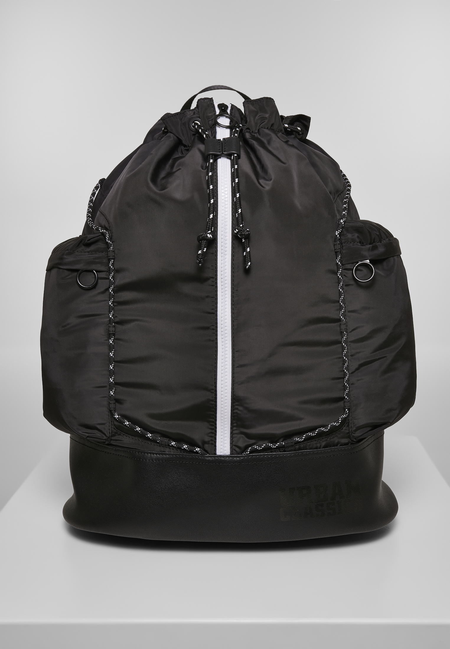 Light Greutate Drumeții Rucsac negru / alb