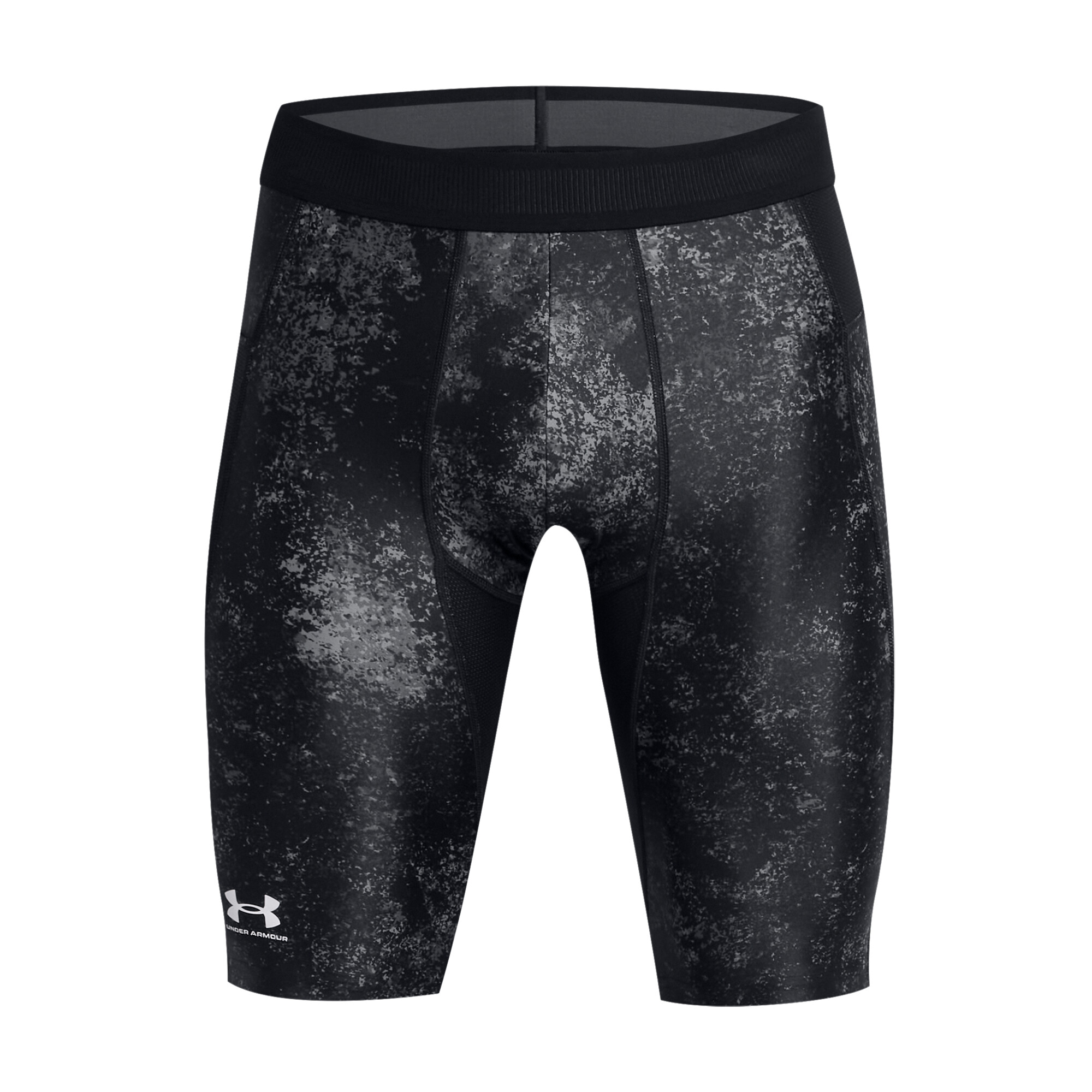 UA HG IsoChill Prtd Lg Sts-BLK