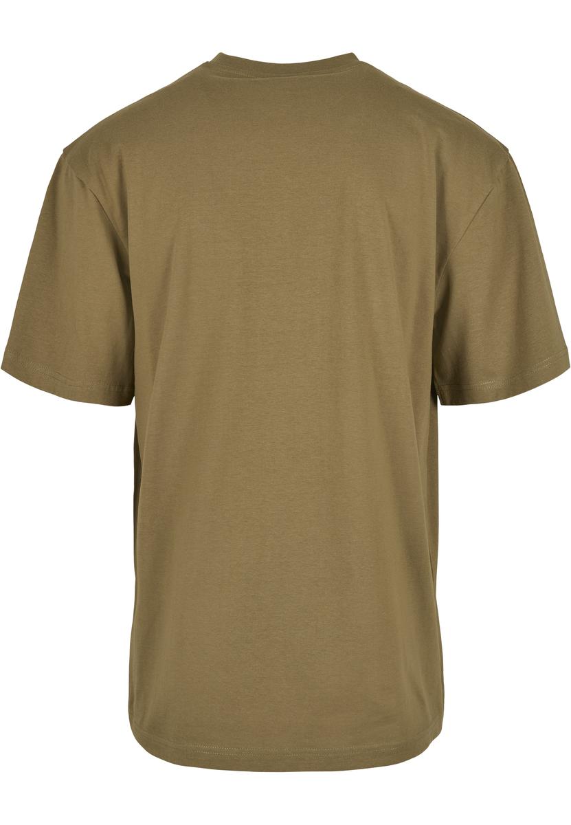 Tricou măsliniu supradimensionat