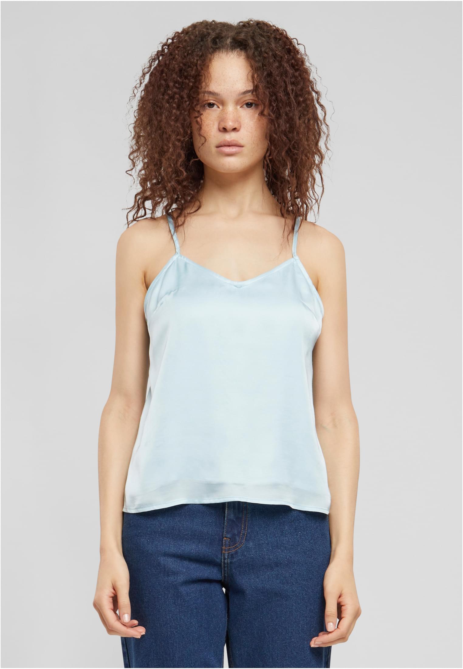 Women's Visèse Satin Tank Top - Blue