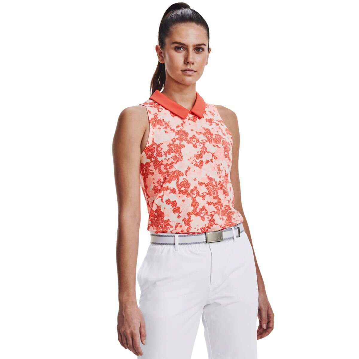 Womens sleeveless polo shirt Under Armour Zinger Rise Slvls Polo