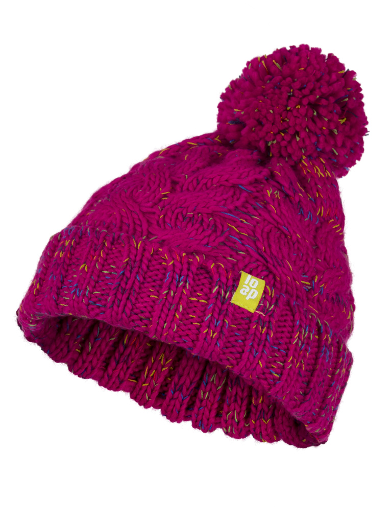 Girls' winter beanie LOAP ZAMBO Pink