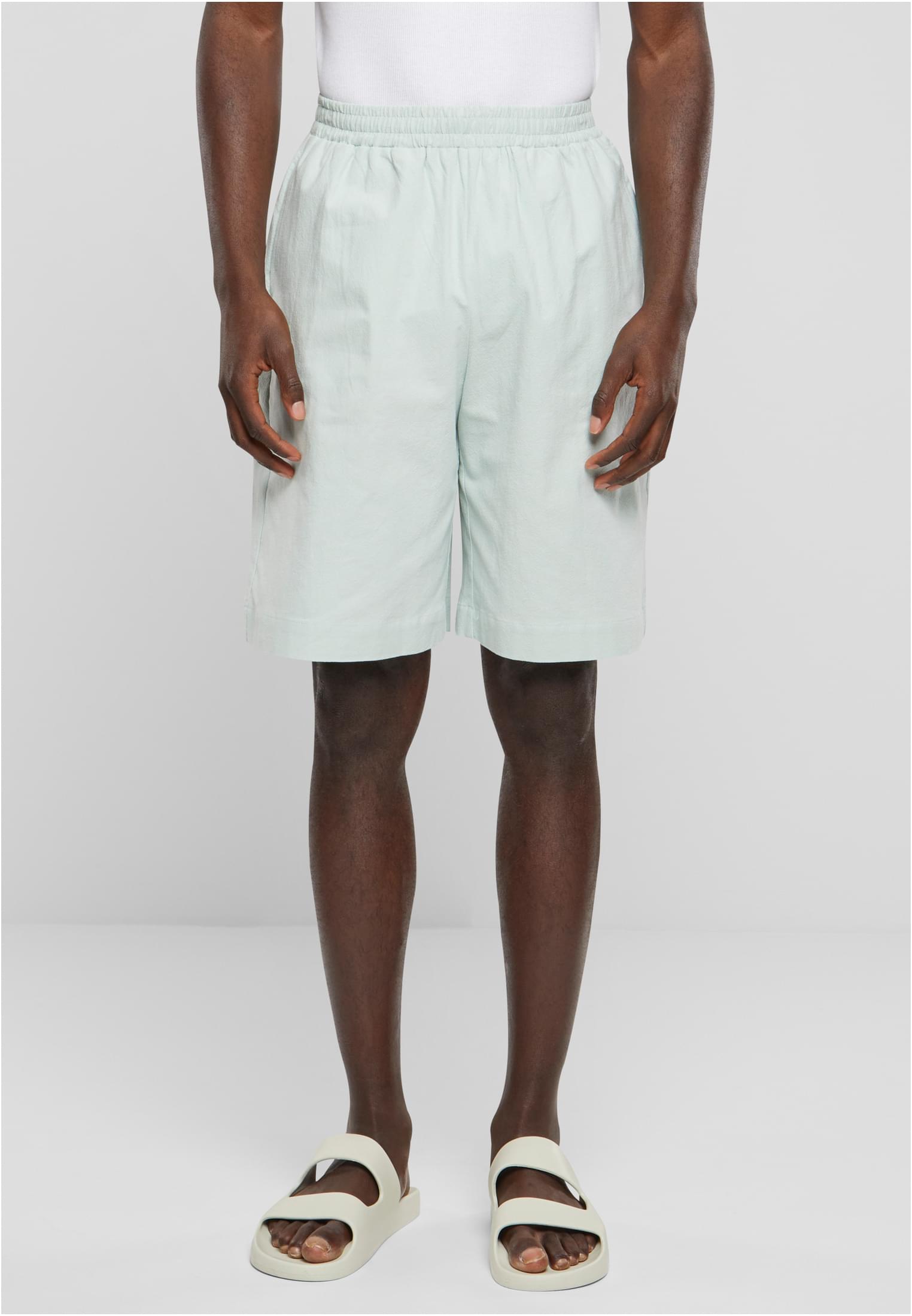 Men's Wide Crepe Shorts - Mint