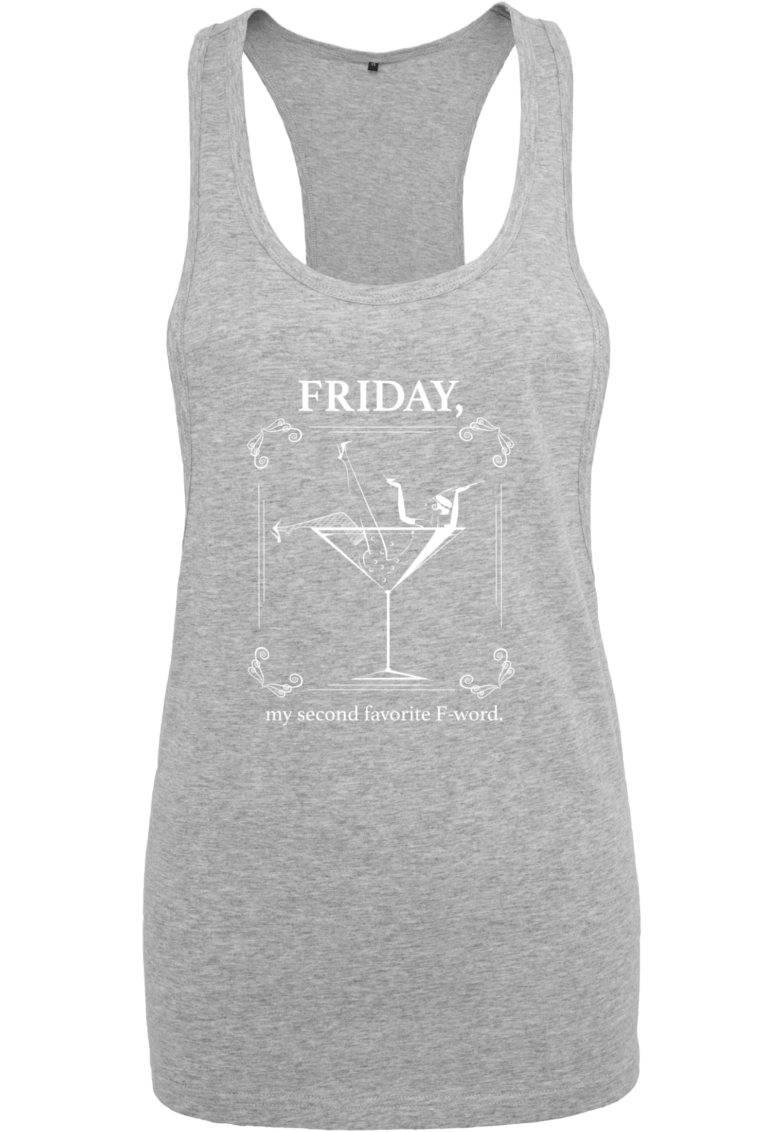 Women's tank top F-Word heather gray