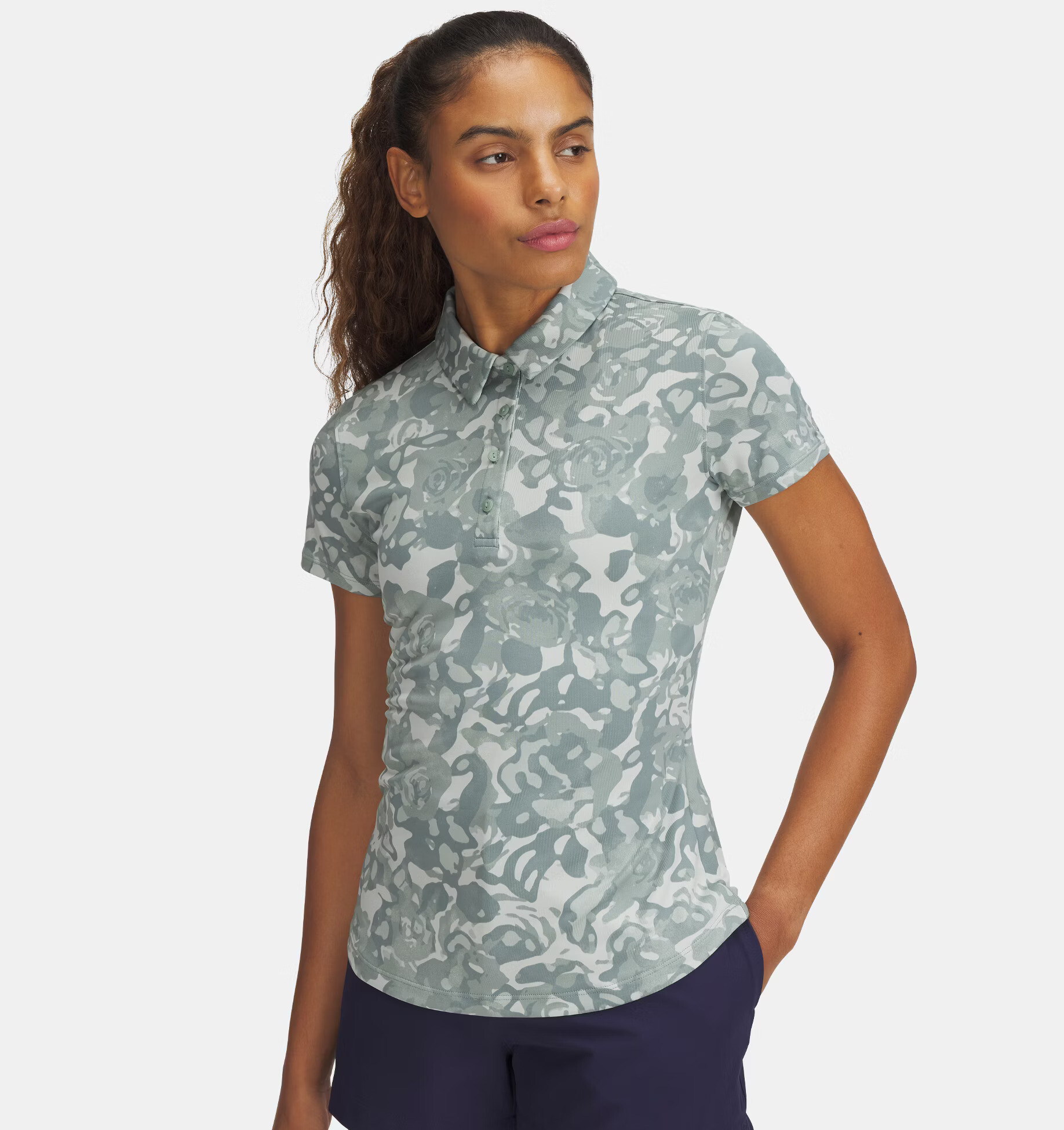Womens polo shirt Under Armour Playoff 3.0 Printed Polo