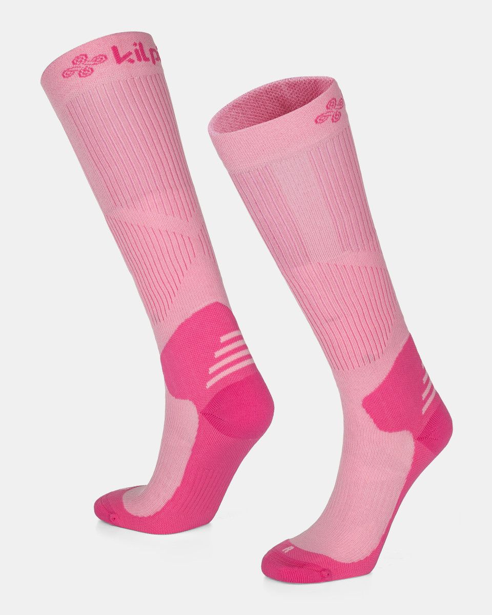 Unisex Running Socks KILPI COMPRESS-U Light Pink