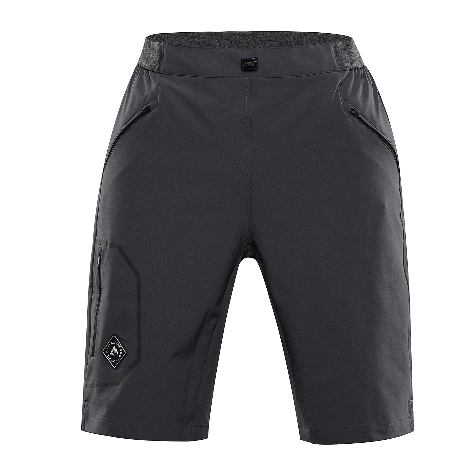 Men's Outdoor Shorts ALPINE PRO ZAMB Dk.true Gray