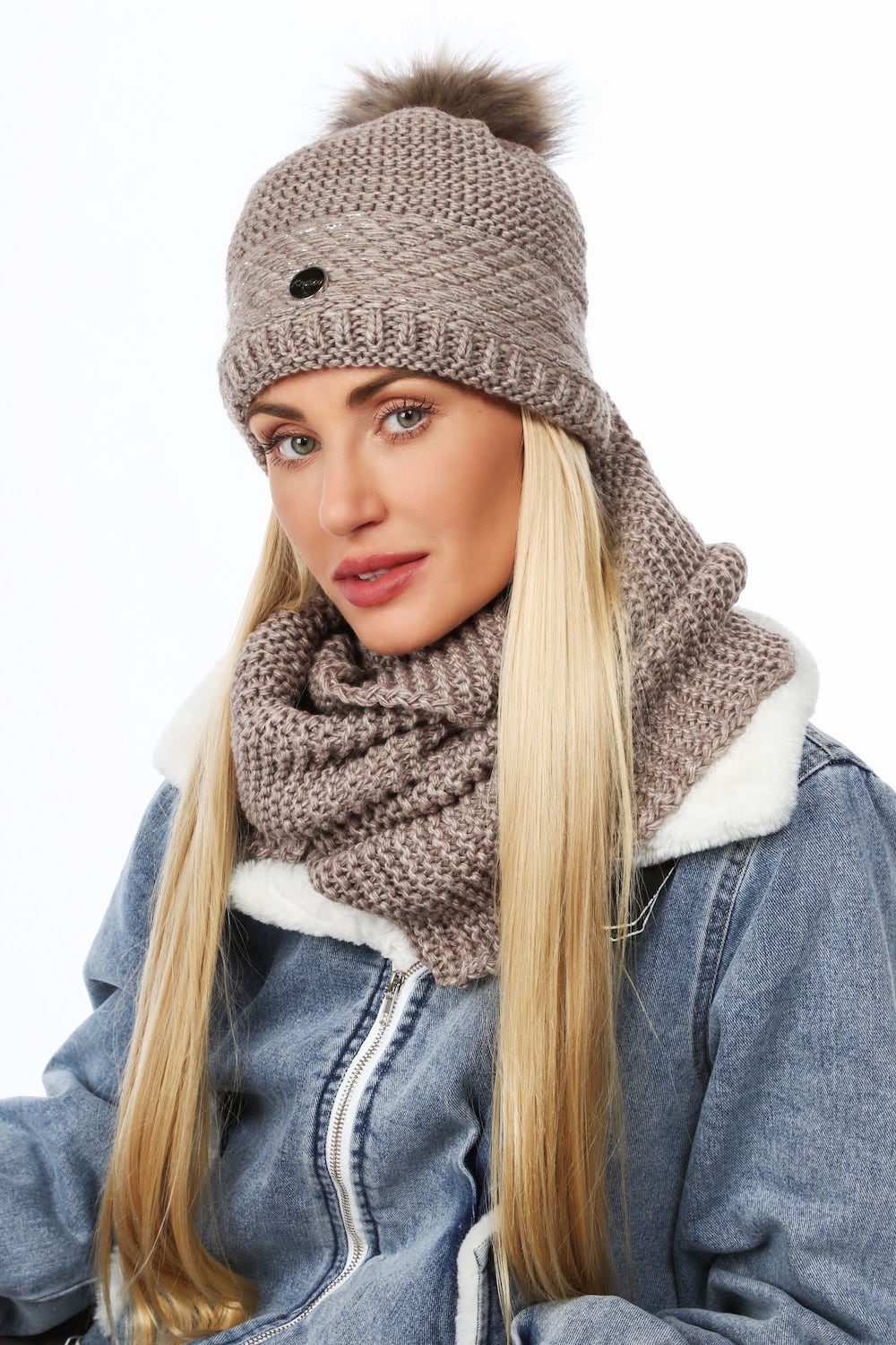 Winter set with cappuccino chimney