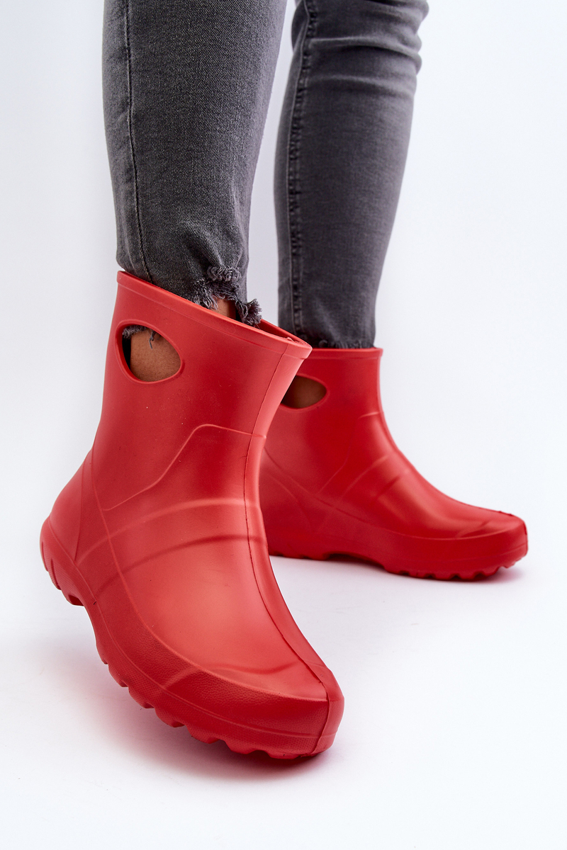 Women's waterproof boots LEMIGO GARDEN red