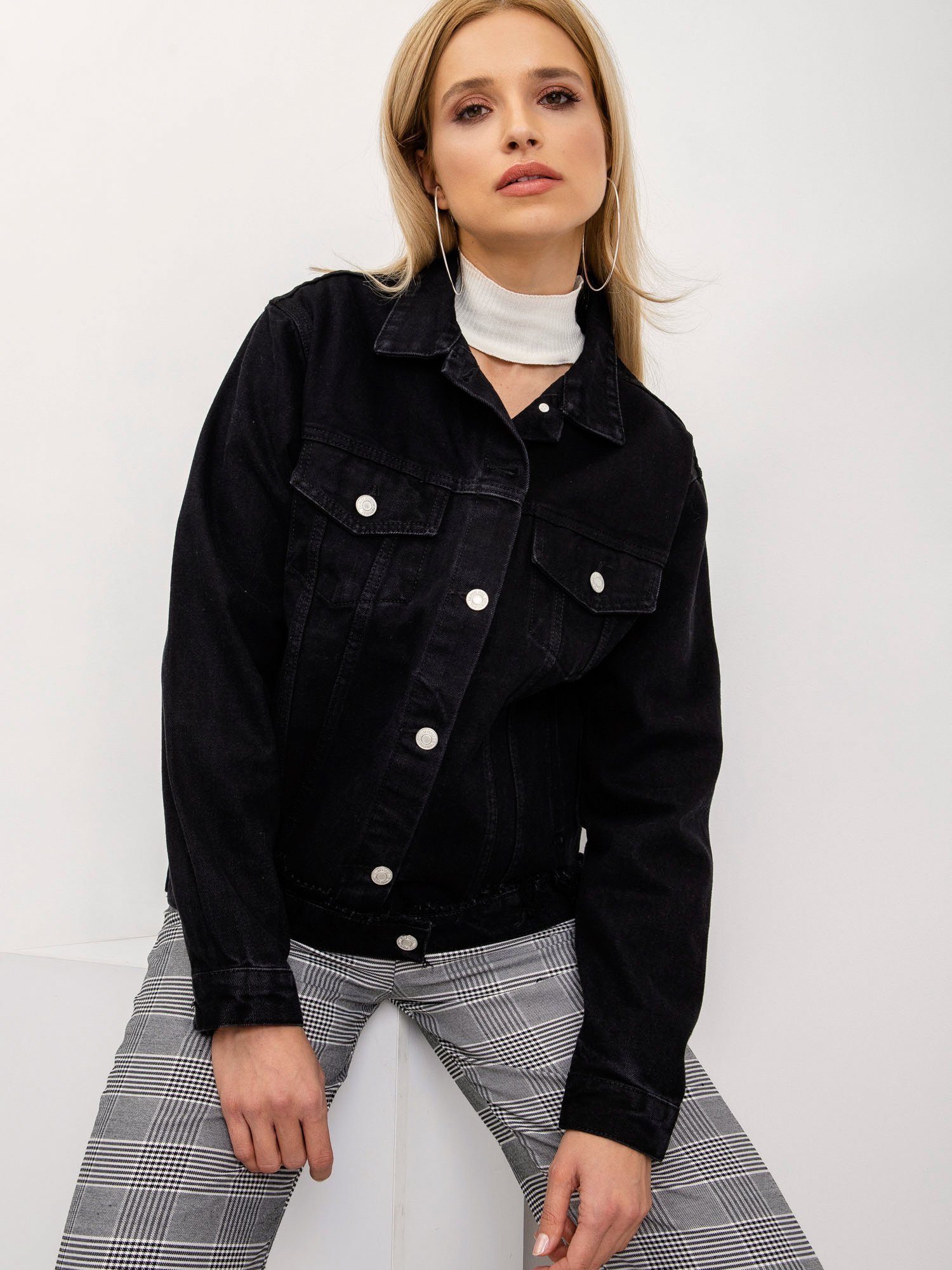 BSL Black denim jacket