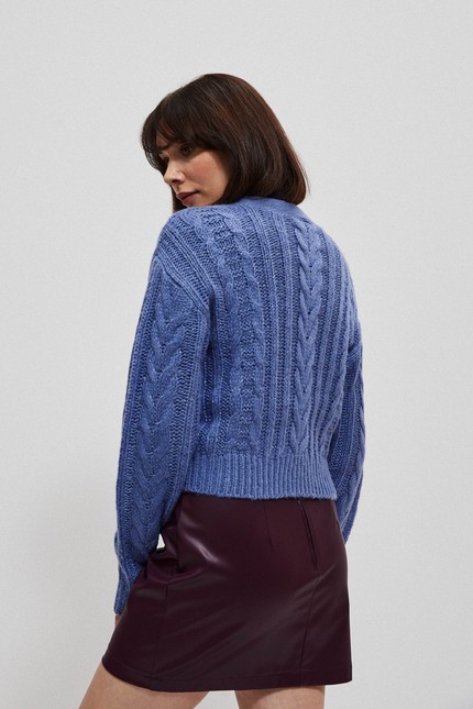 Women's cable knit sweater