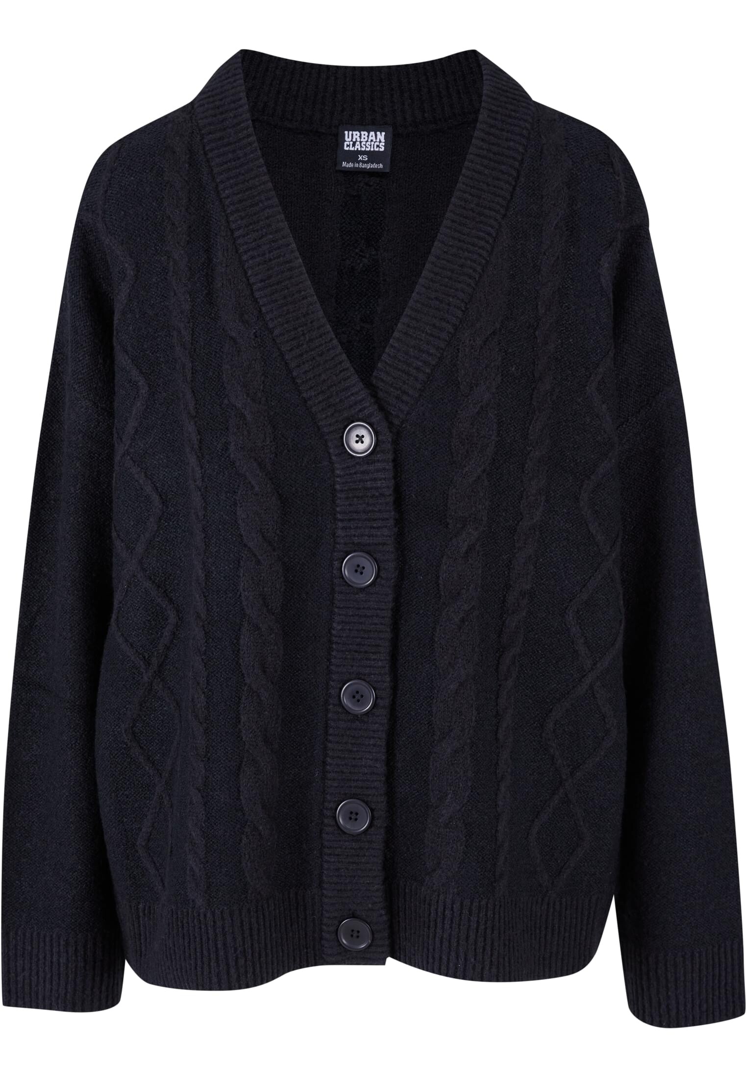 Women&#039;s knitted cardigan black
