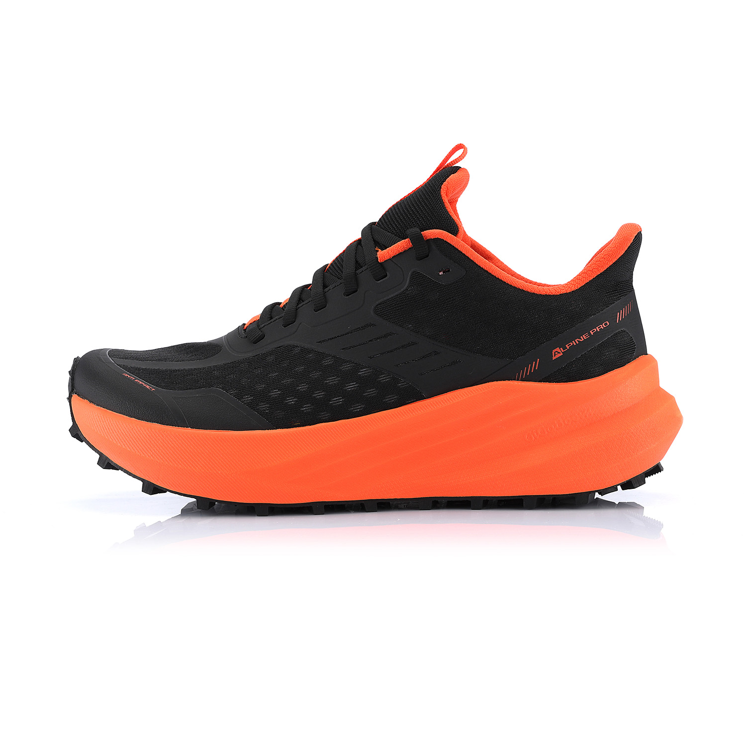 Running shoes with antibacterial insole ALPINE PRO GESE imperial