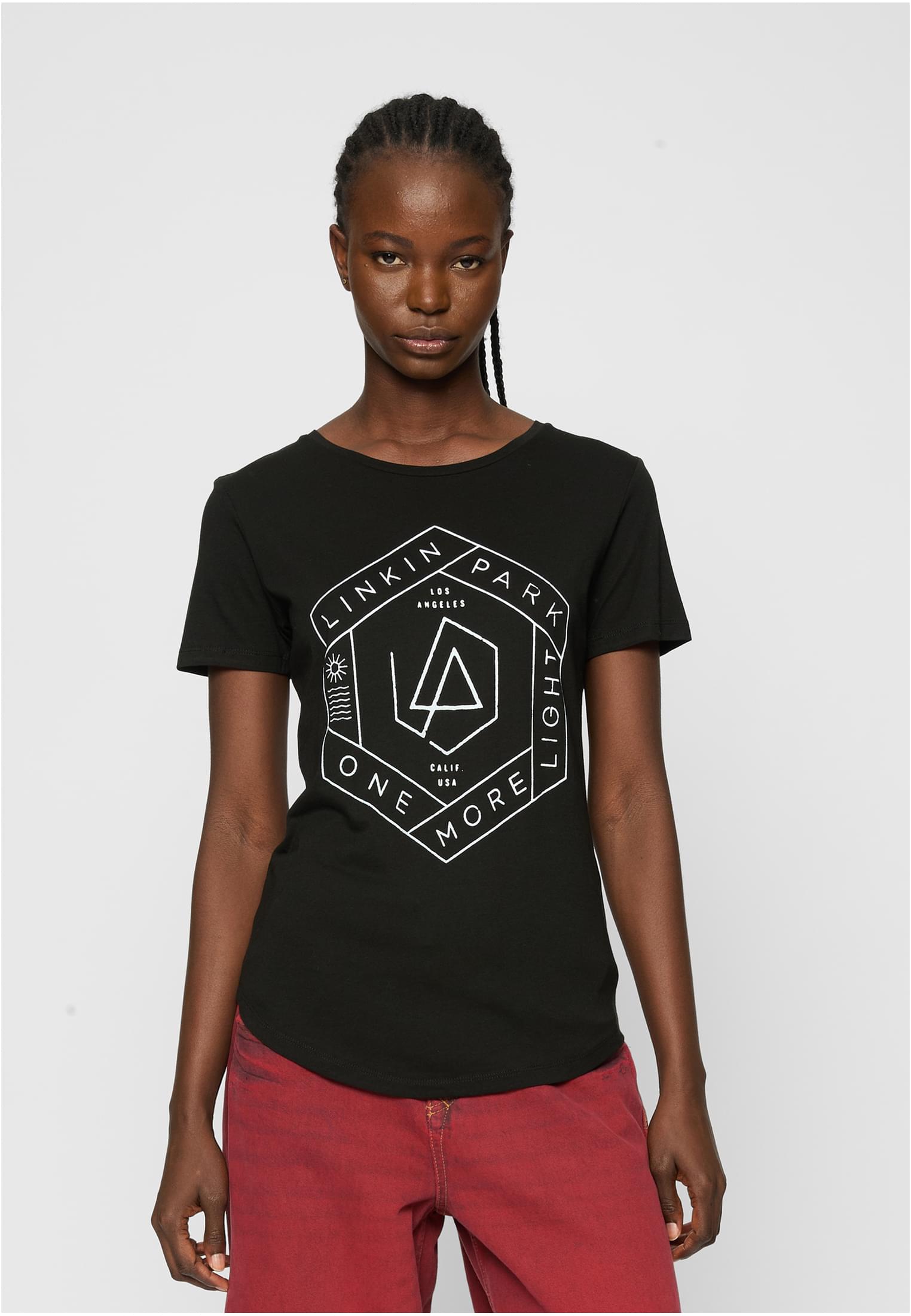 Womens T-shirt Linkin Park OML Fit black